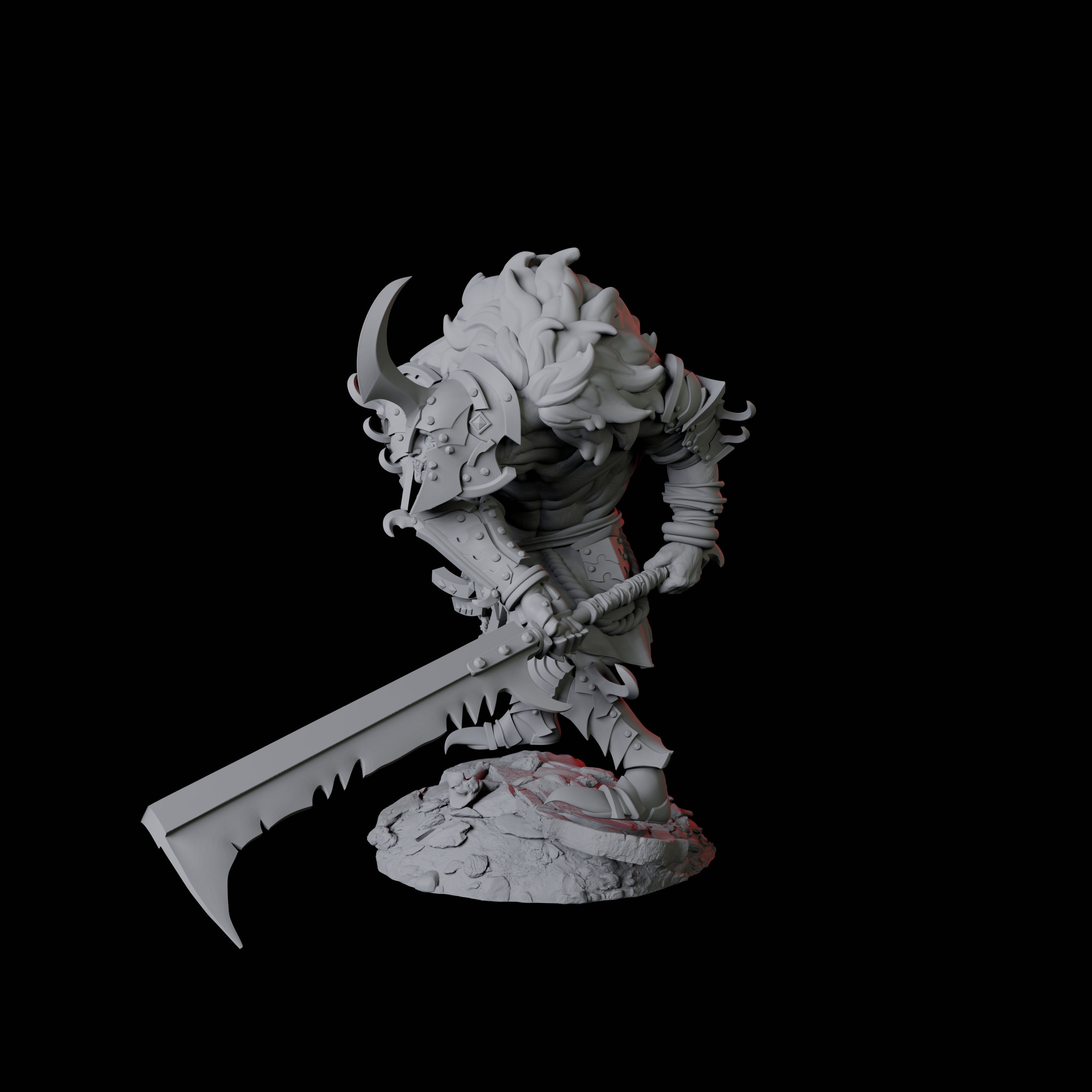 Powerful Nosferatu Overlord B Miniature for Dungeons and Dragons, Pathfinder or other TTRPGs