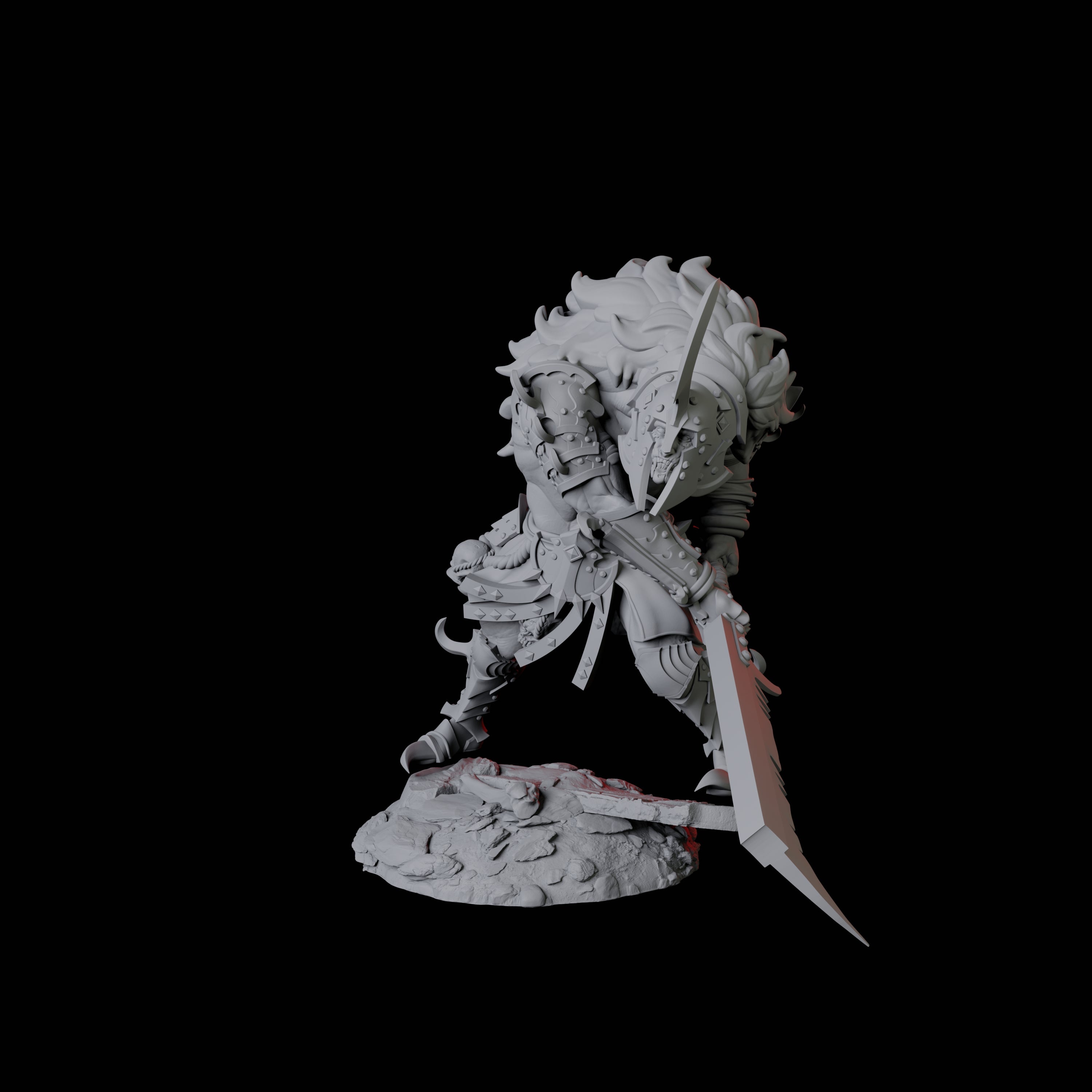 Powerful Nosferatu Overlord B Miniature for Dungeons and Dragons, Pathfinder or other TTRPGs