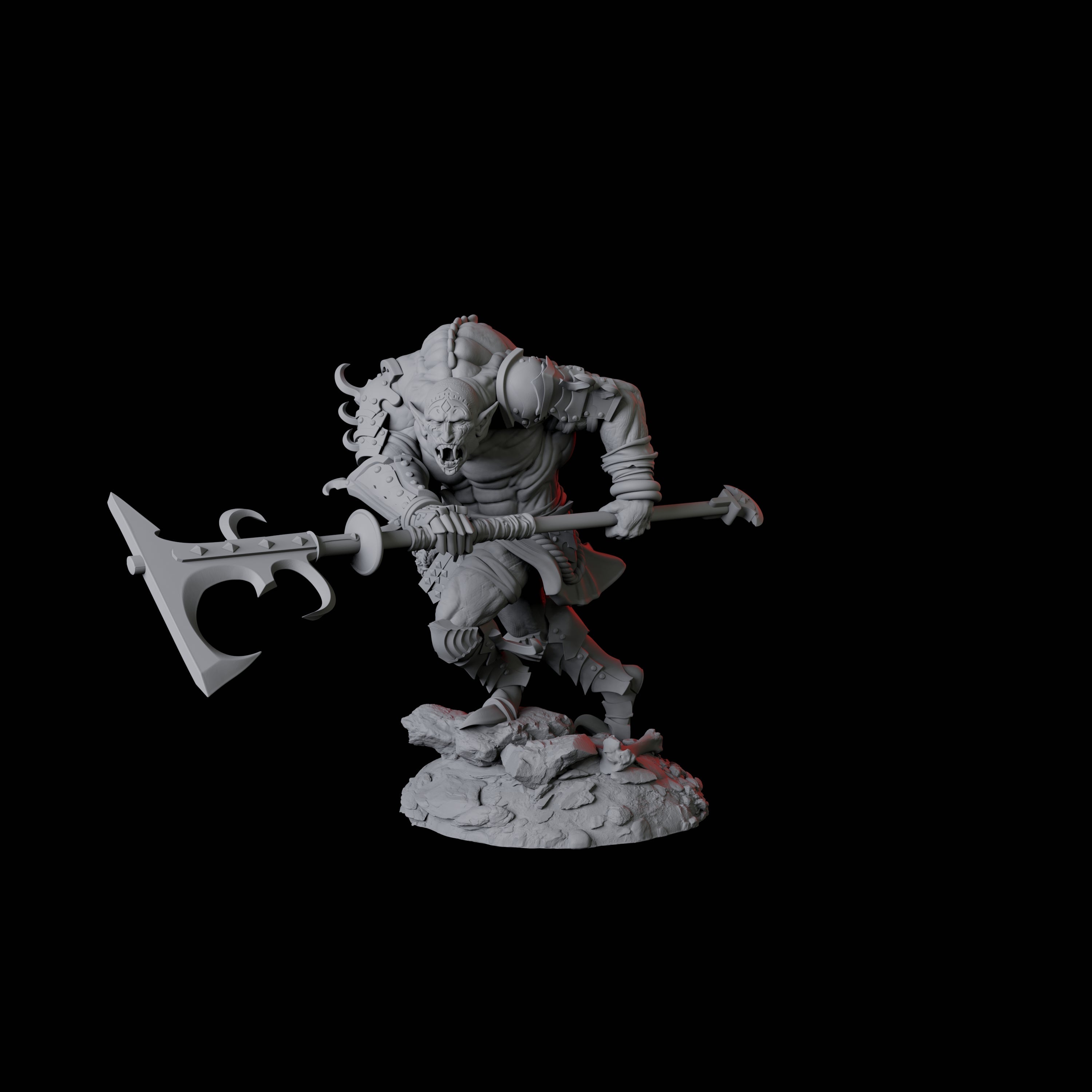 Powerful Nosferatu Overlord C Miniature for Dungeons and Dragons, Pathfinder or other TTRPGs