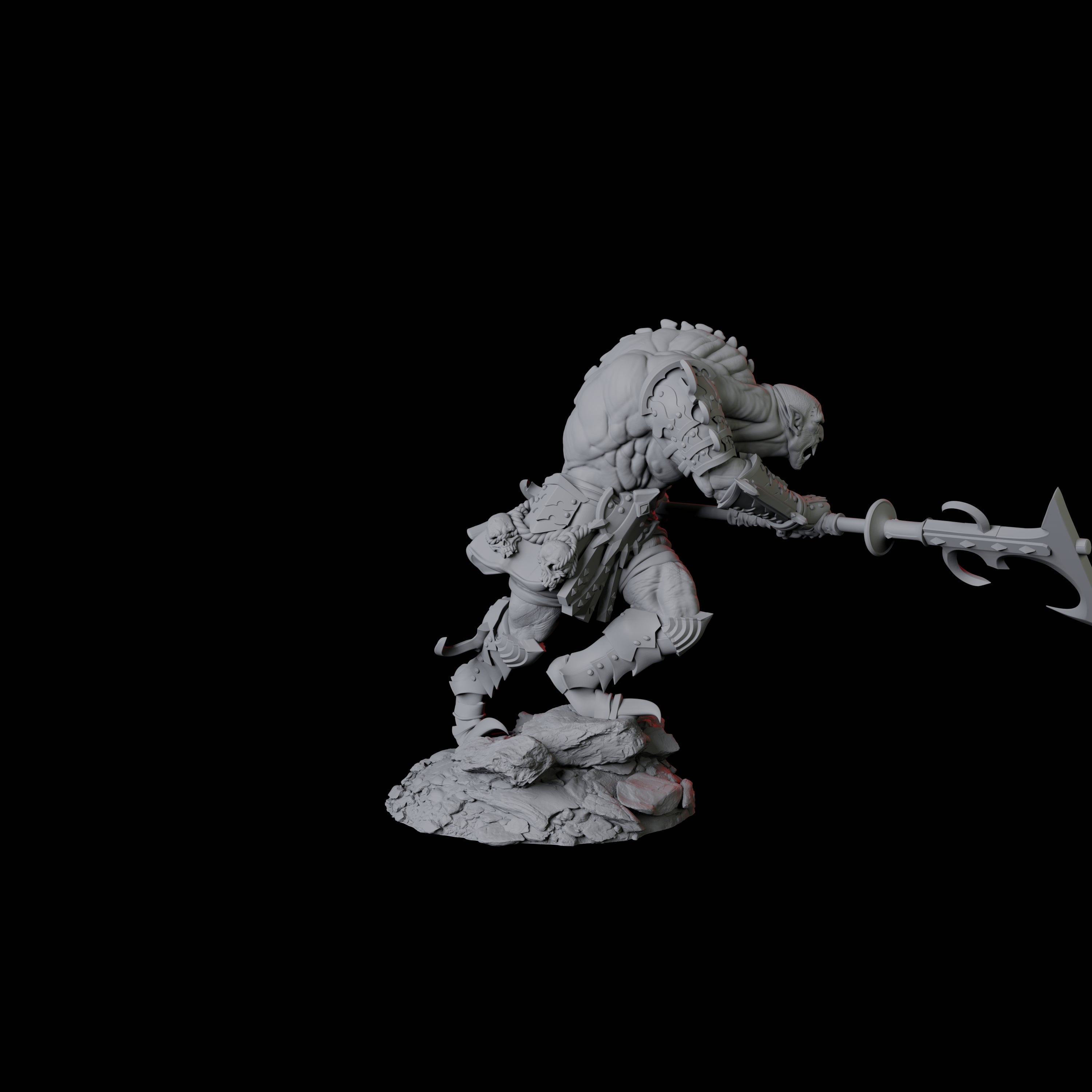 Powerful Nosferatu Overlord C Miniature for Dungeons and Dragons, Pathfinder or other TTRPGs