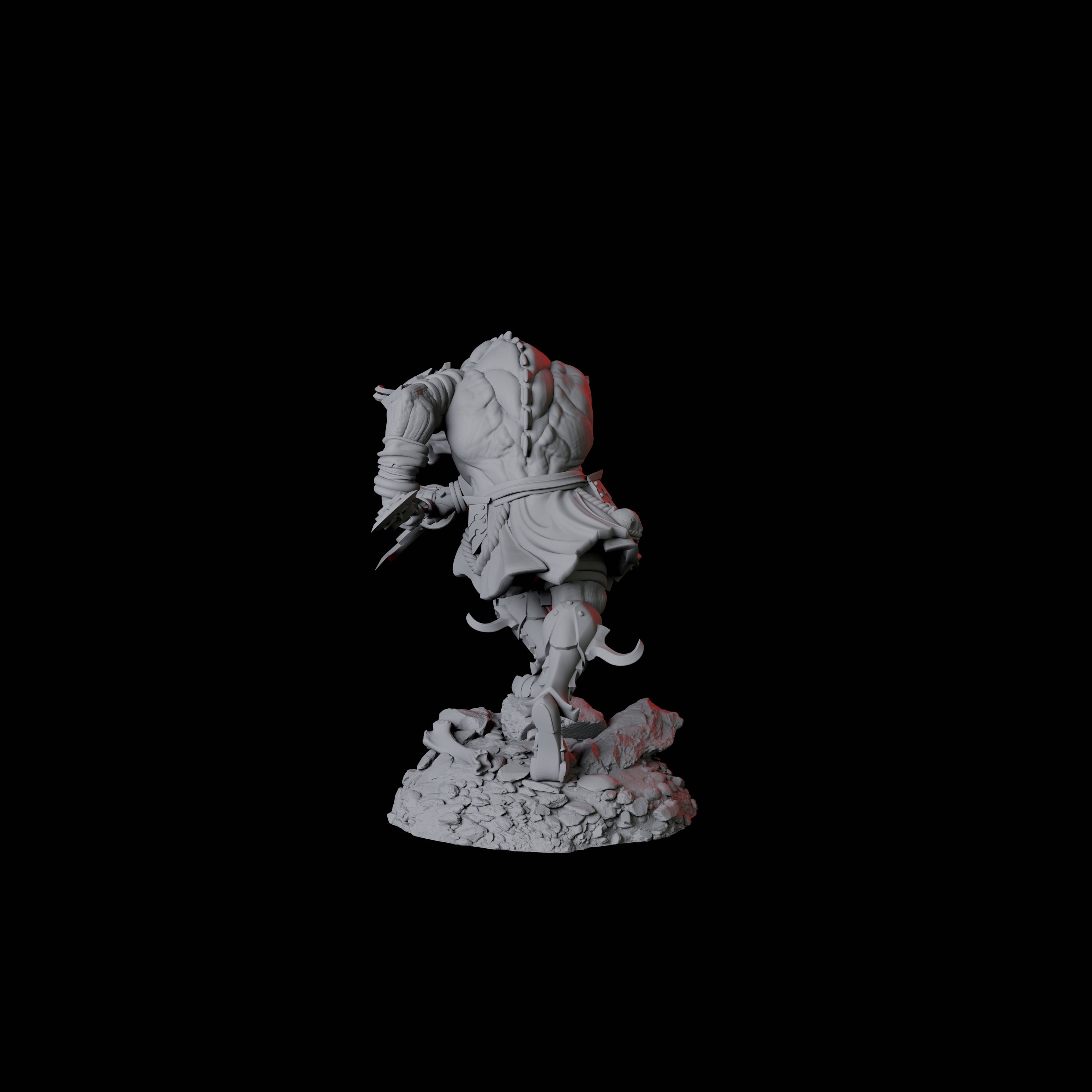 Powerful Nosferatu Overlord C Miniature for Dungeons and Dragons, Pathfinder or other TTRPGs