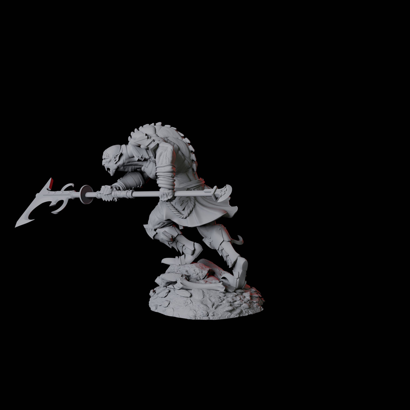 Powerful Nosferatu Overlord C Miniature for Dungeons and Dragons, Pathfinder or other TTRPGs