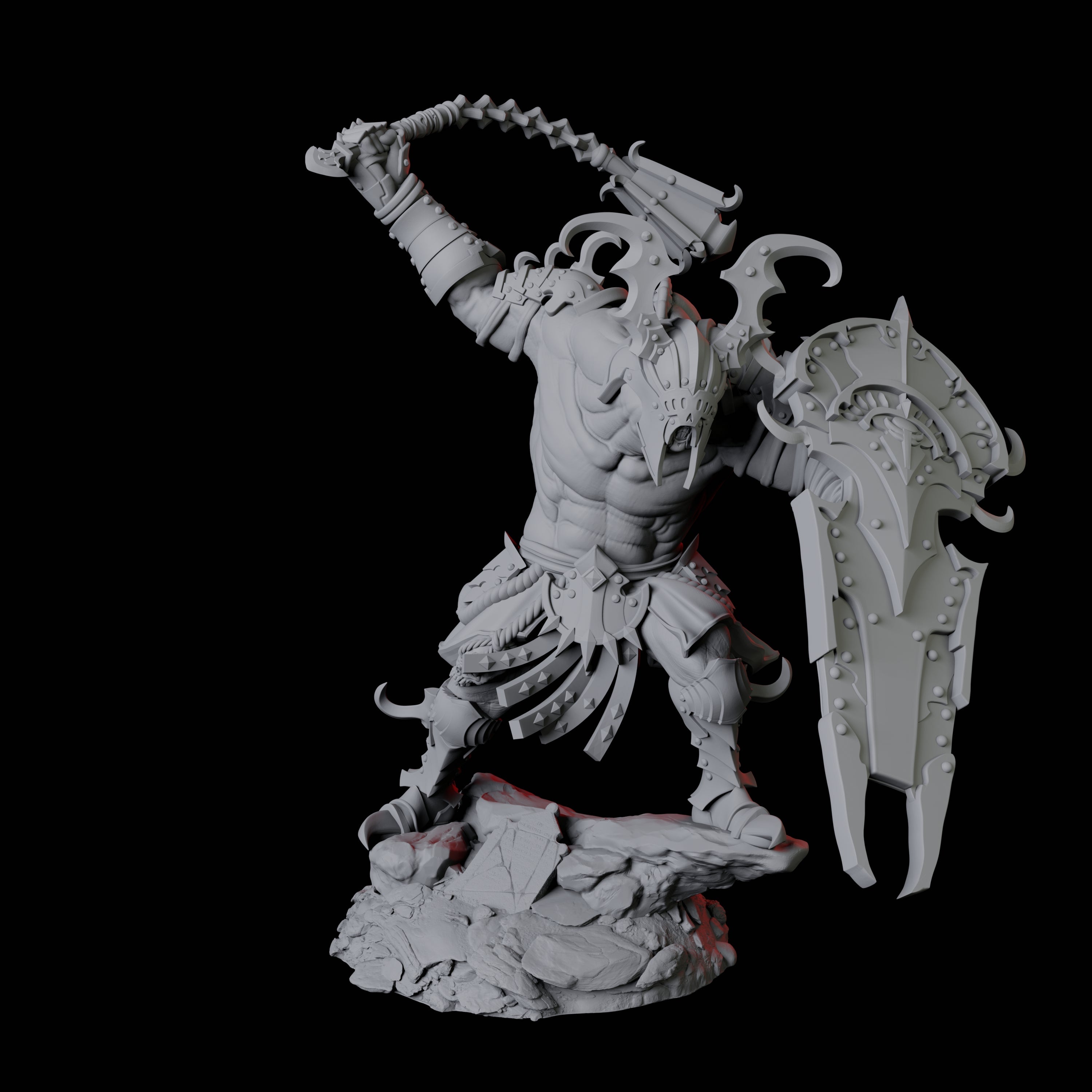 Powerful Nosferatu Overlord D Miniature for Dungeons and Dragons, Pathfinder or other TTRPGs