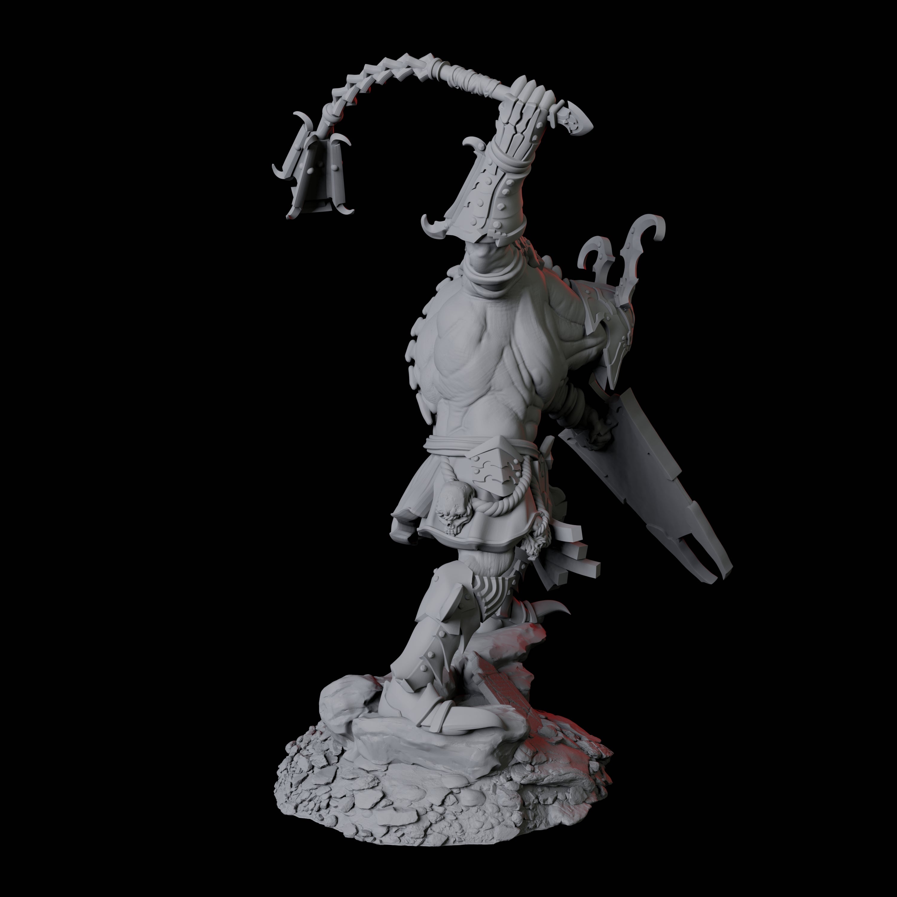 Powerful Nosferatu Overlord D Miniature for Dungeons and Dragons, Pathfinder or other TTRPGs