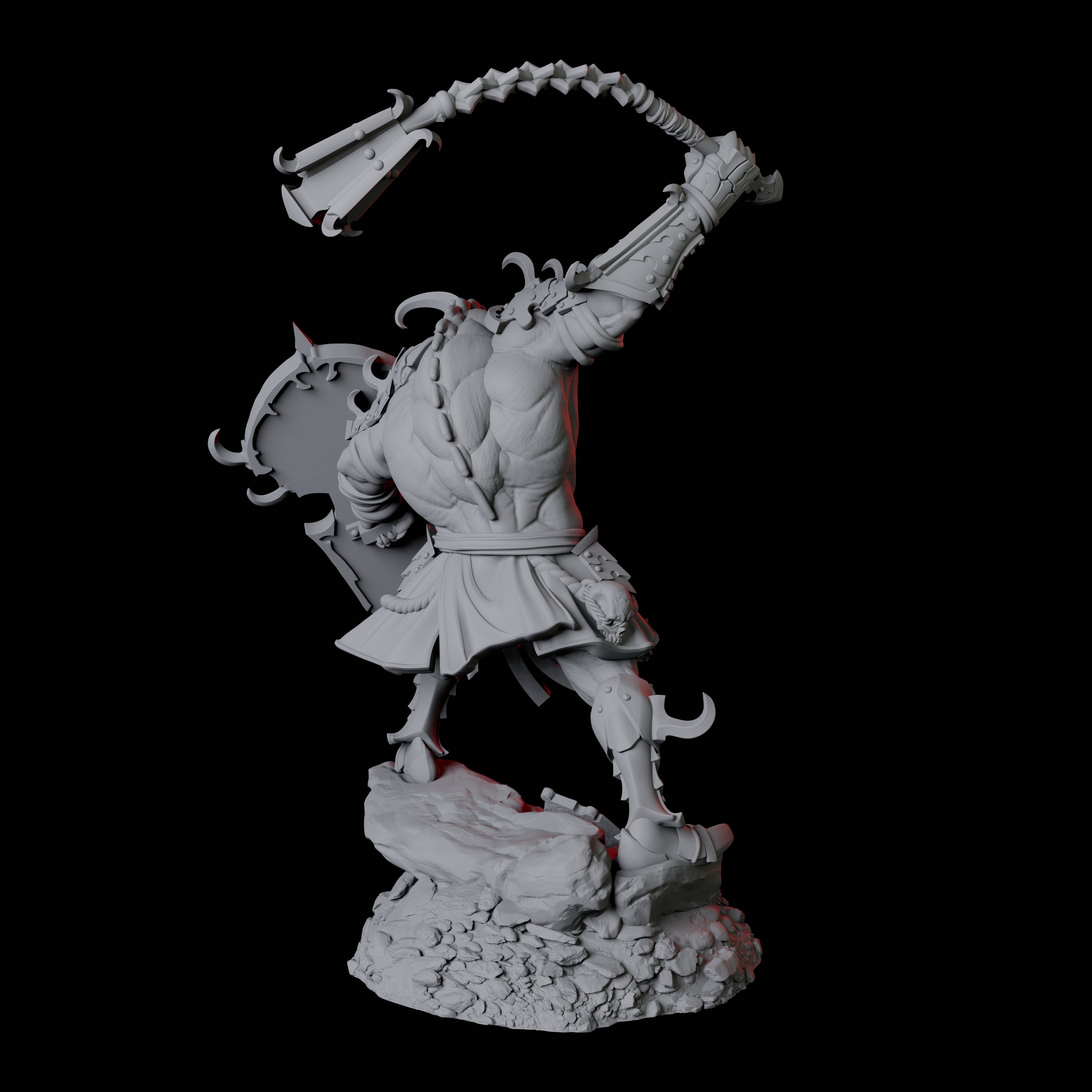 Powerful Nosferatu Overlord D Miniature for Dungeons and Dragons, Pathfinder or other TTRPGs