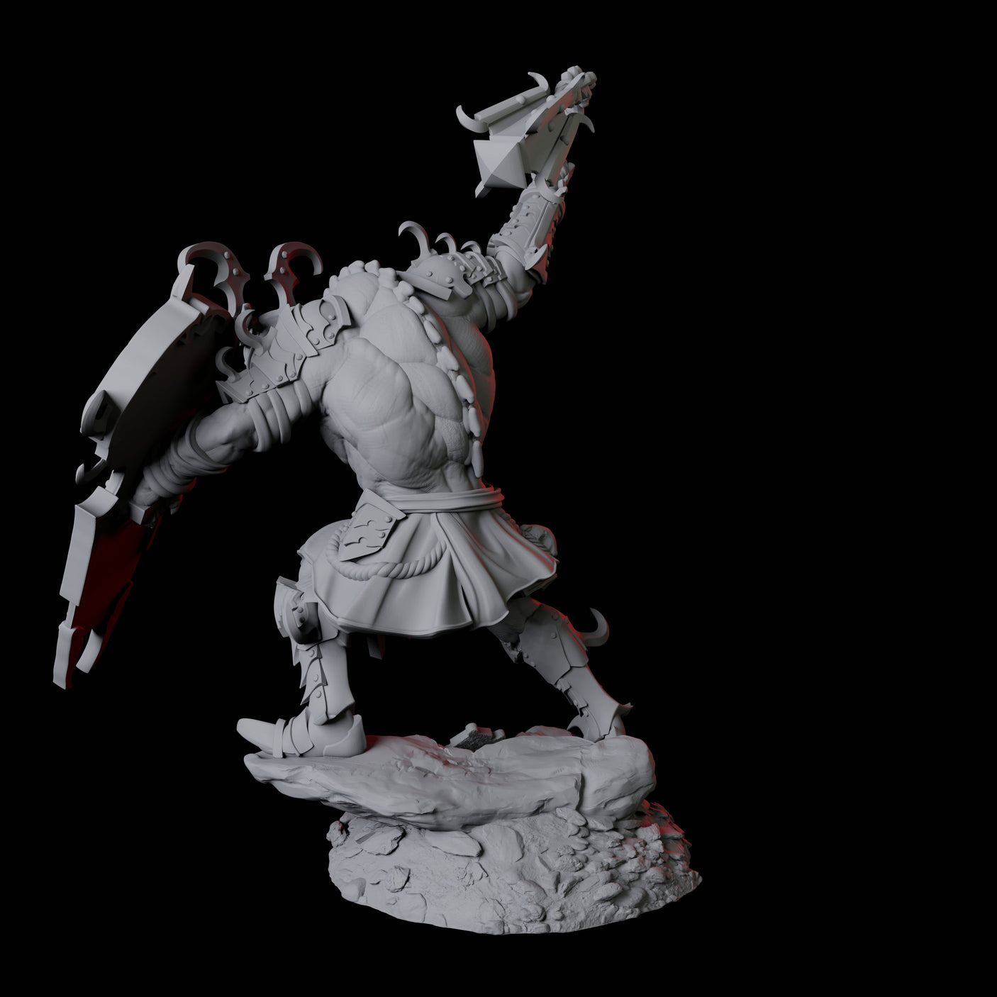 Powerful Nosferatu Overlord D Miniature for Dungeons and Dragons, Pathfinder or other TTRPGs