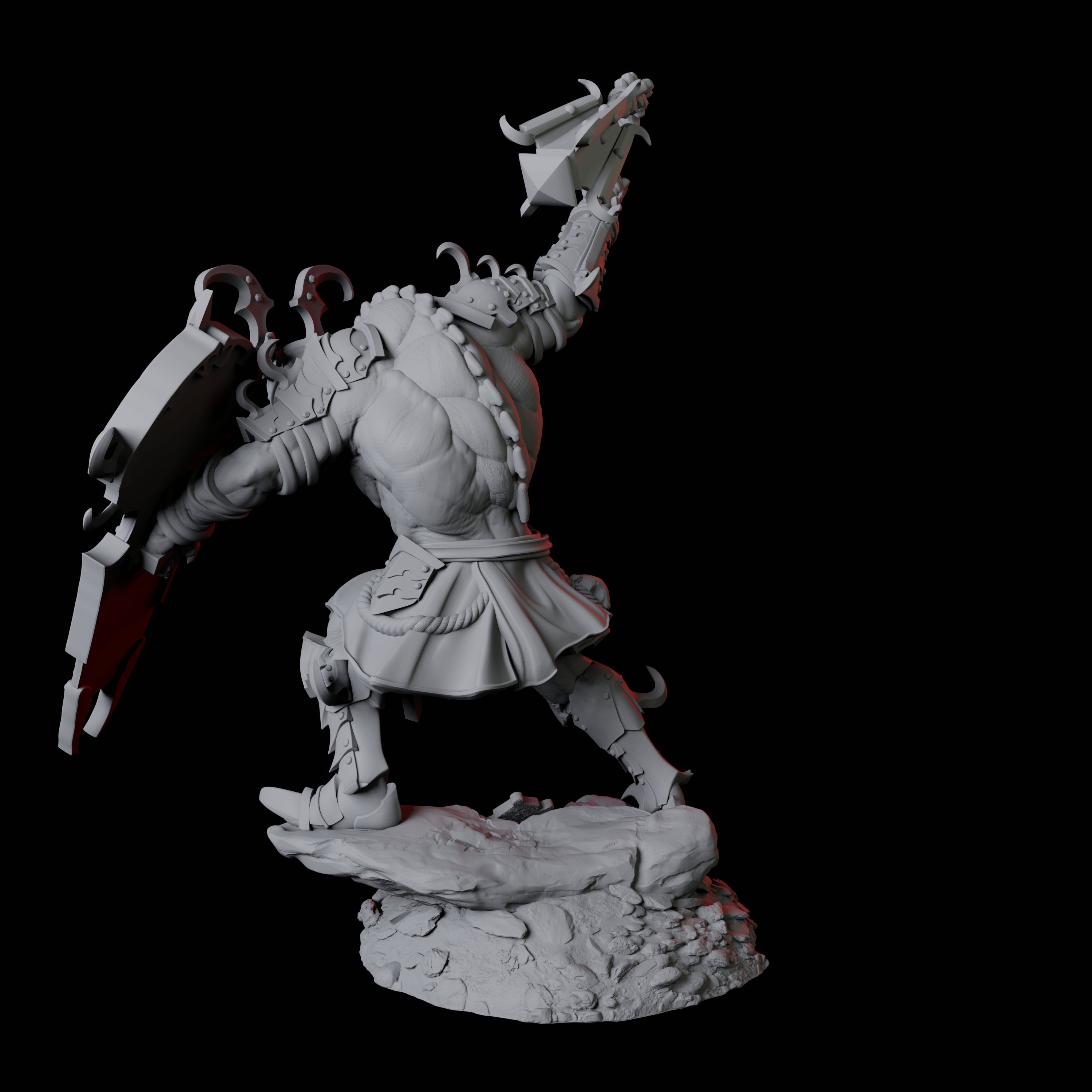 Powerful Nosferatu Overlord D Miniature for Dungeons and Dragons, Pathfinder or other TTRPGs