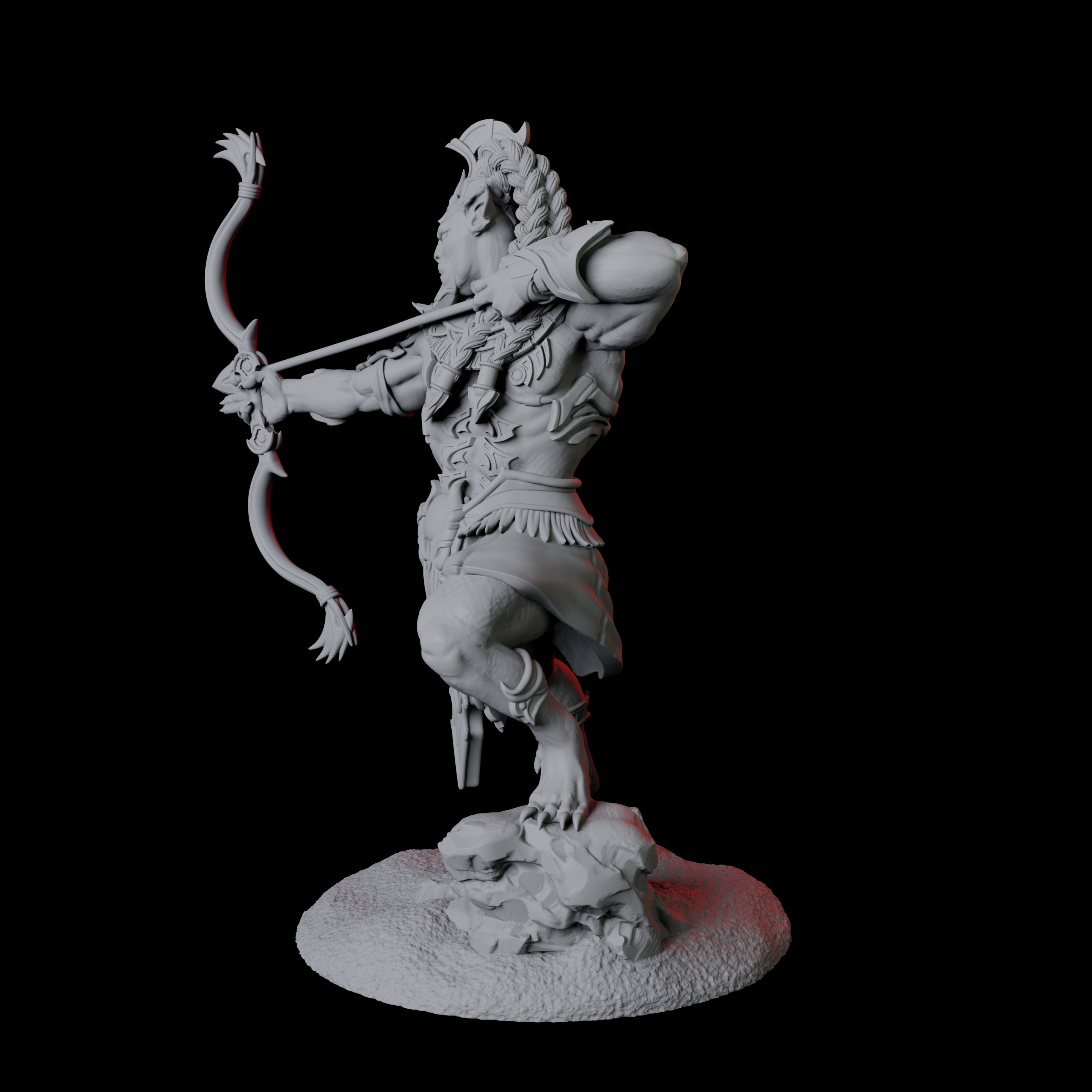 Powerful Tabaxi Warrior B Miniature for Dungeons and Dragons, Pathfinder or other TTRPGs