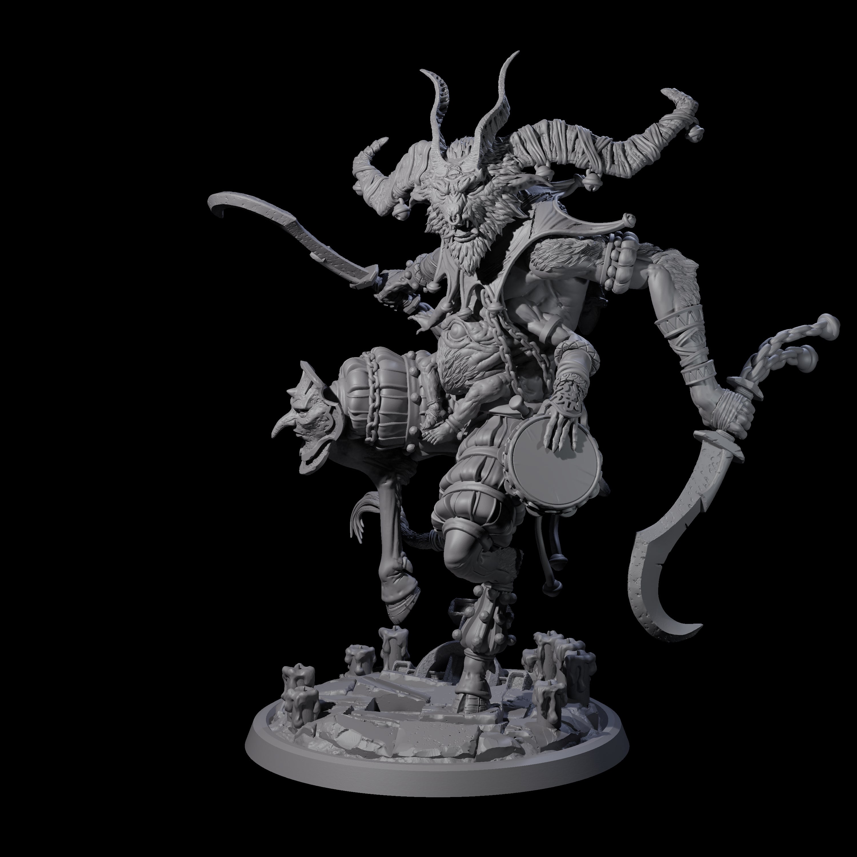 Prancing Jester Goristro Brute A Miniature for Dungeons and Dragons, Pathfinder or other TTRPGs