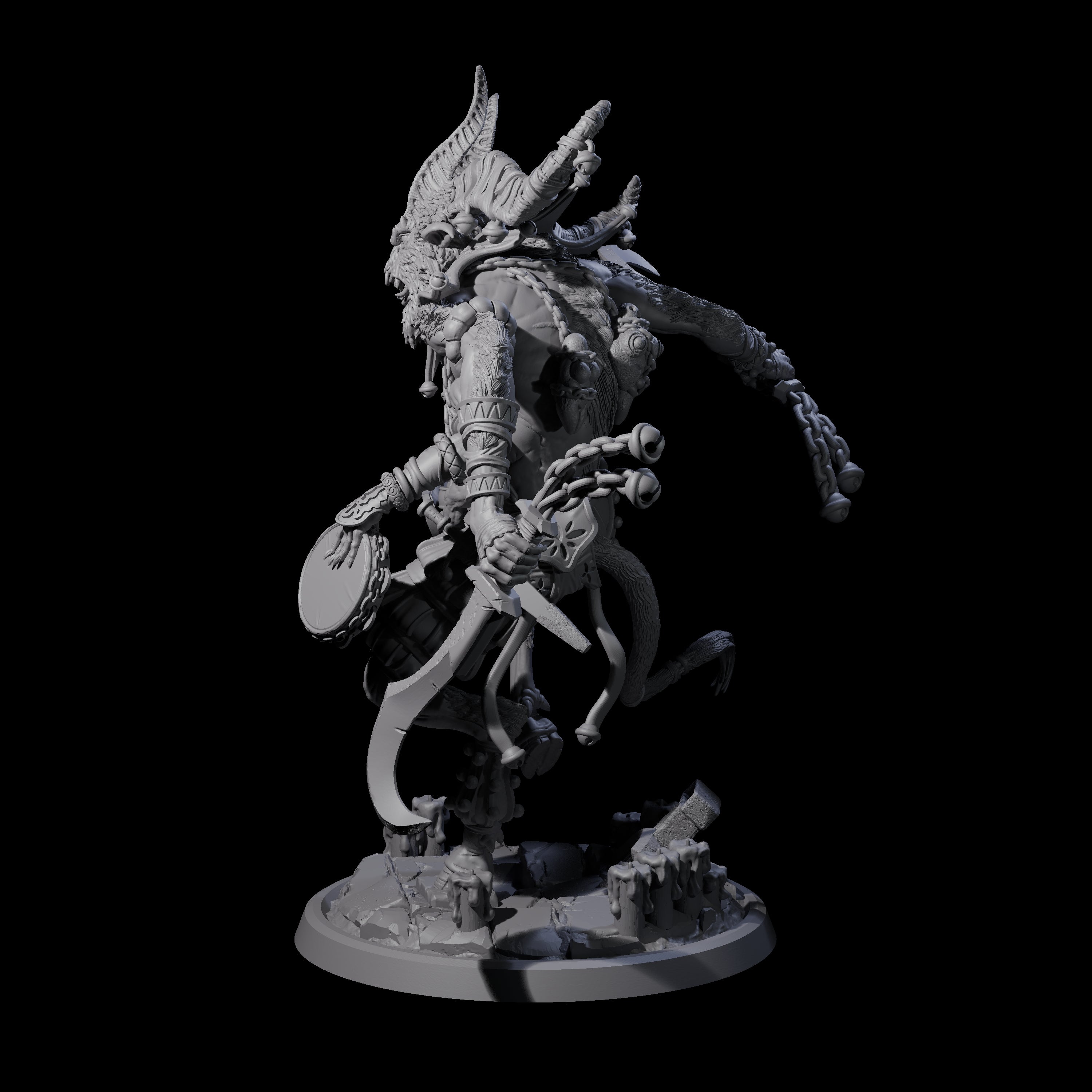 Prancing Jester Goristro Brute A Miniature for Dungeons and Dragons, Pathfinder or other TTRPGs
