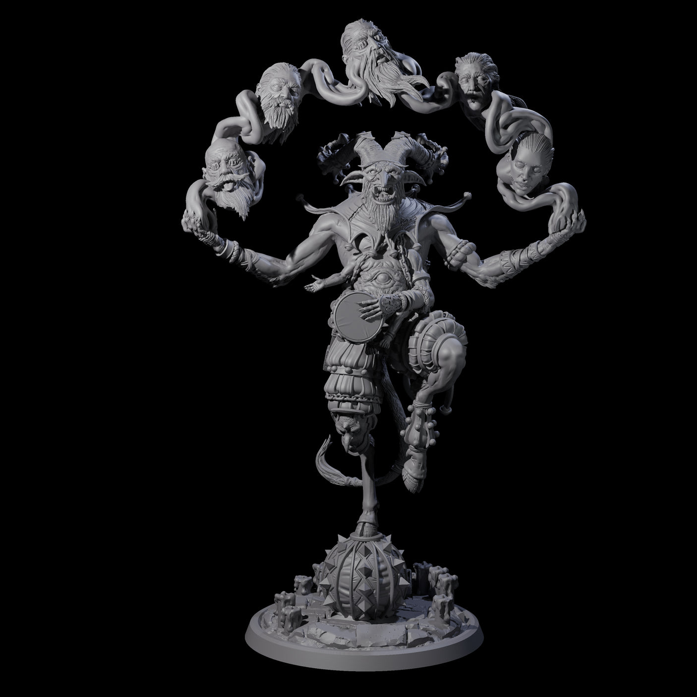 Prancing Jester Goristro Brute B Miniature for Dungeons and Dragons, Pathfinder or other TTRPGs