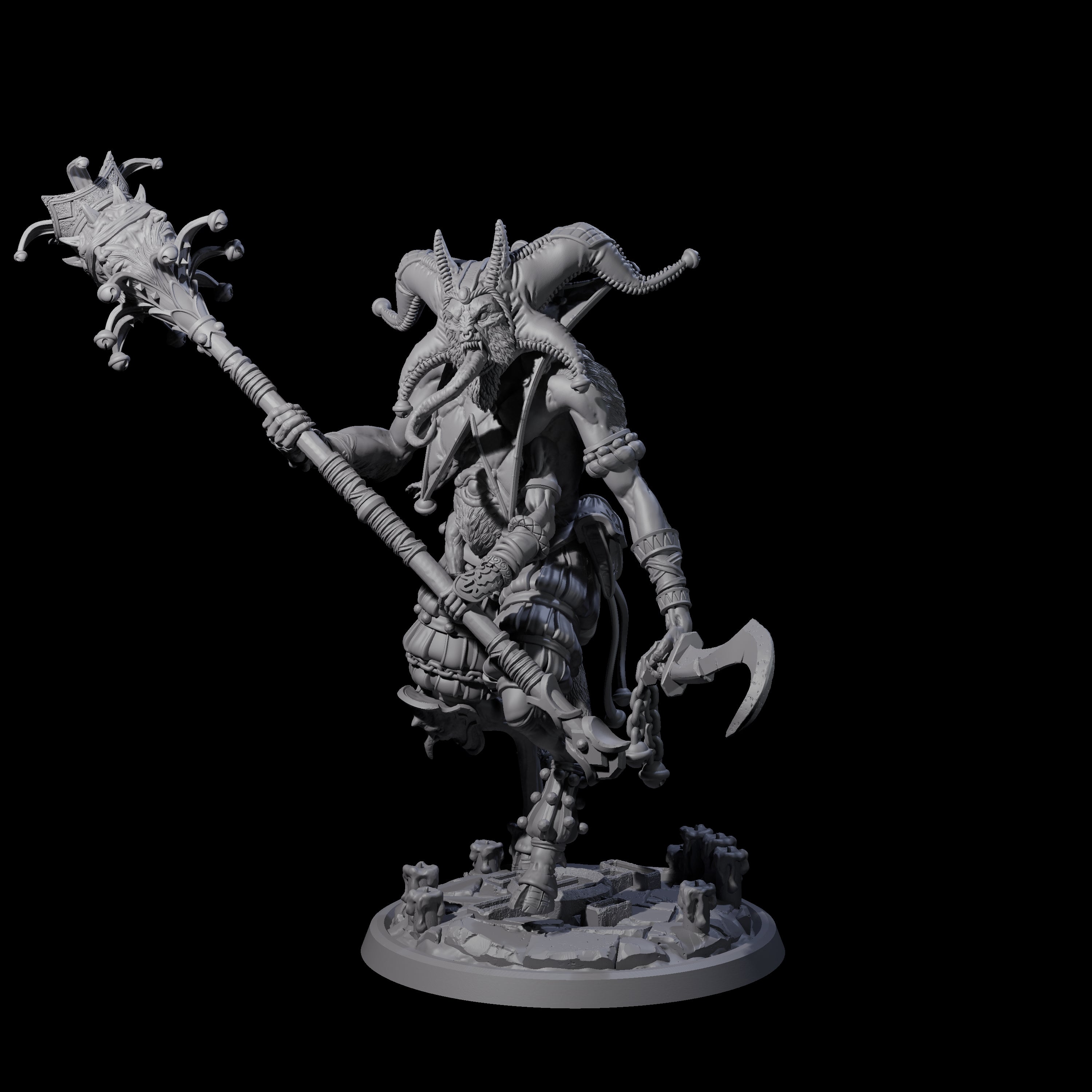 Prancing Jester Goristro Brute D Miniature for Dungeons and Dragons, Pathfinder or other TTRPGs