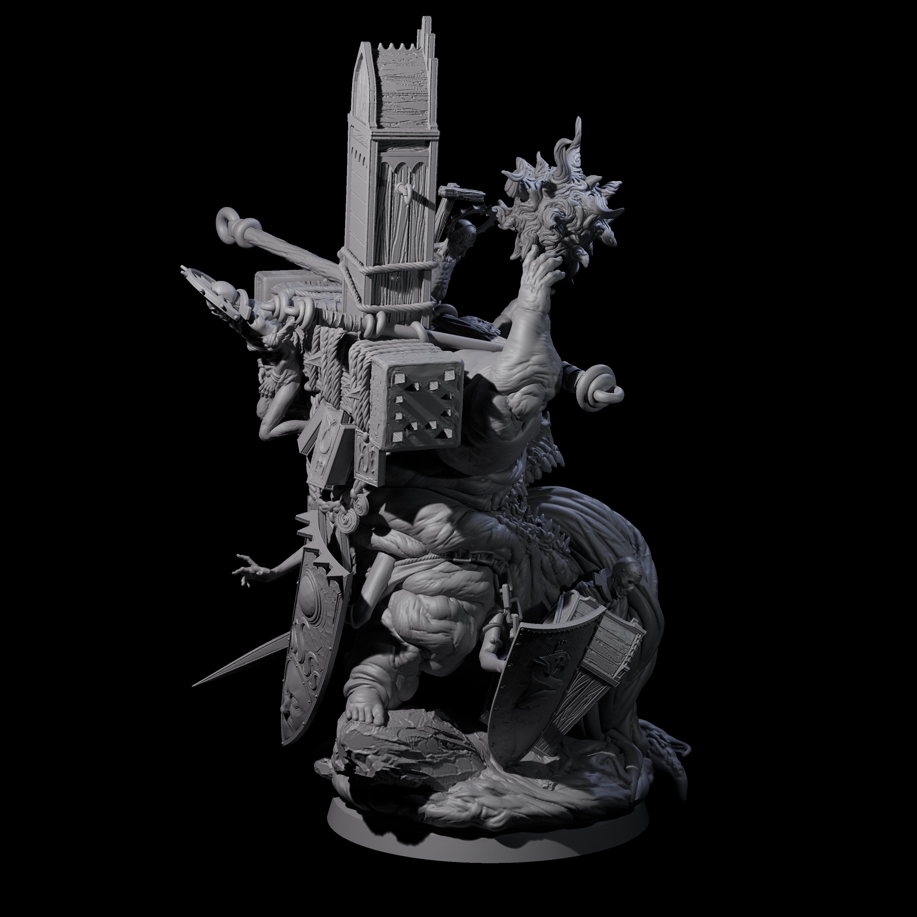 Preaching Corpse Collector Bishop Miniature for Dungeons and Dragons, Pathfinder or other TTRPGs