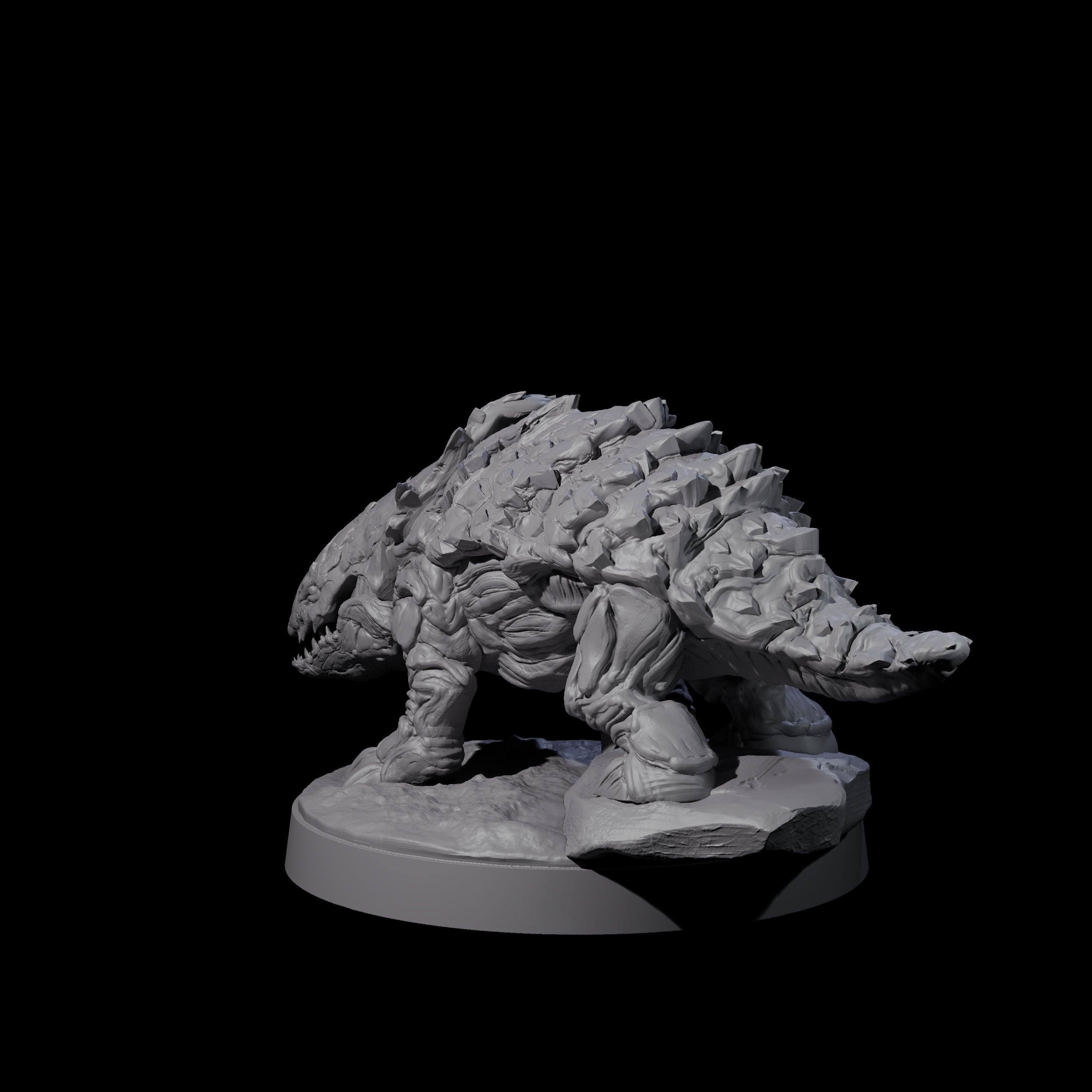 Predatory Bulette Hunter A Miniature for Dungeons and Dragons, Pathfinder or other TTRPGs