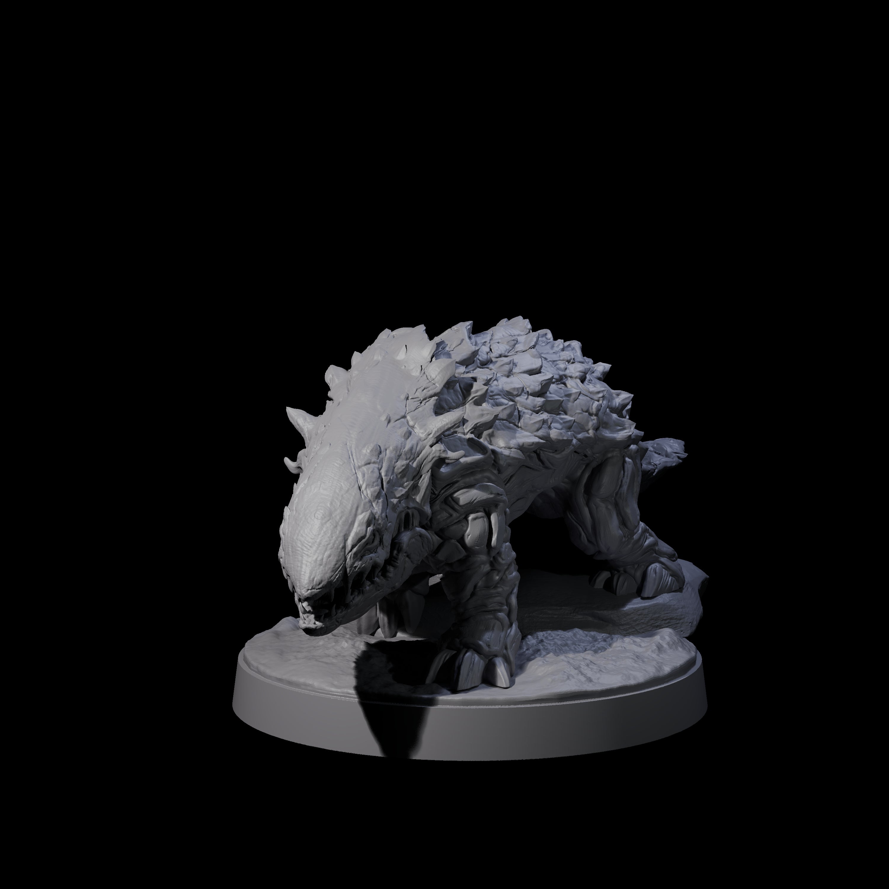 Predatory Bulette Hunter A Miniature for Dungeons and Dragons, Pathfinder or other TTRPGs