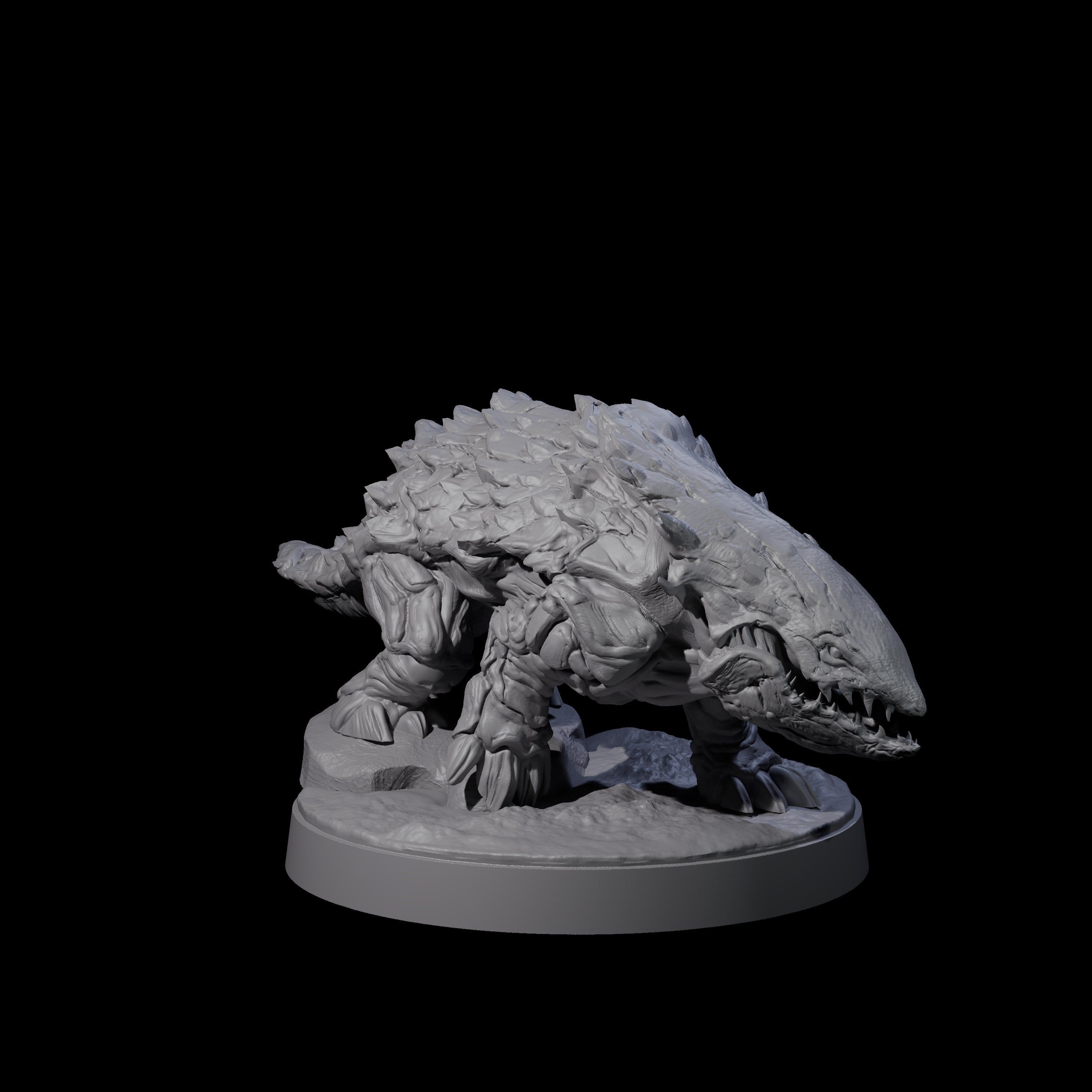 Predatory Bulette Hunter A Miniature for Dungeons and Dragons, Pathfinder or other TTRPGs