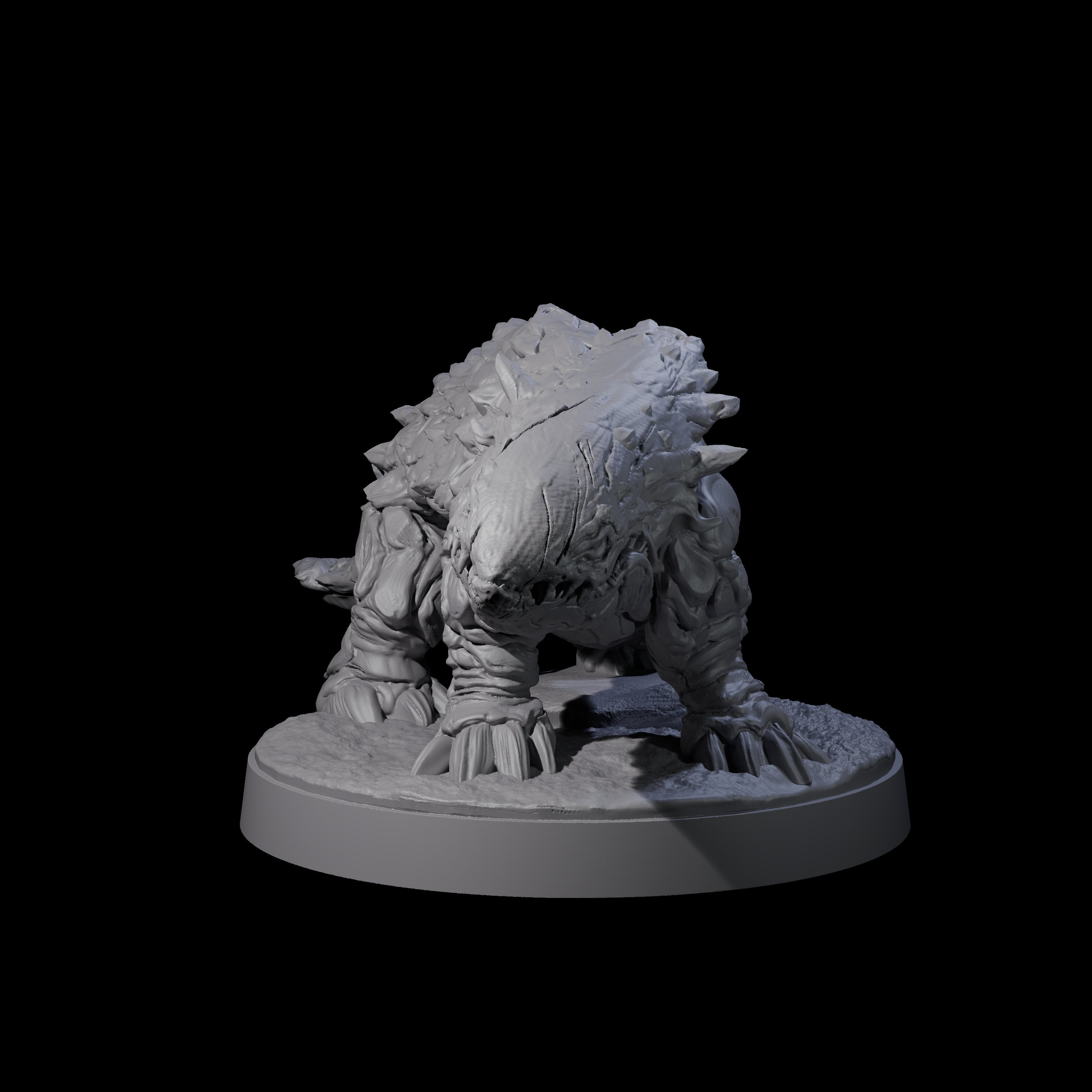 Predatory Bulette Hunter B Miniature for Dungeons and Dragons, Pathfinder or other TTRPGs