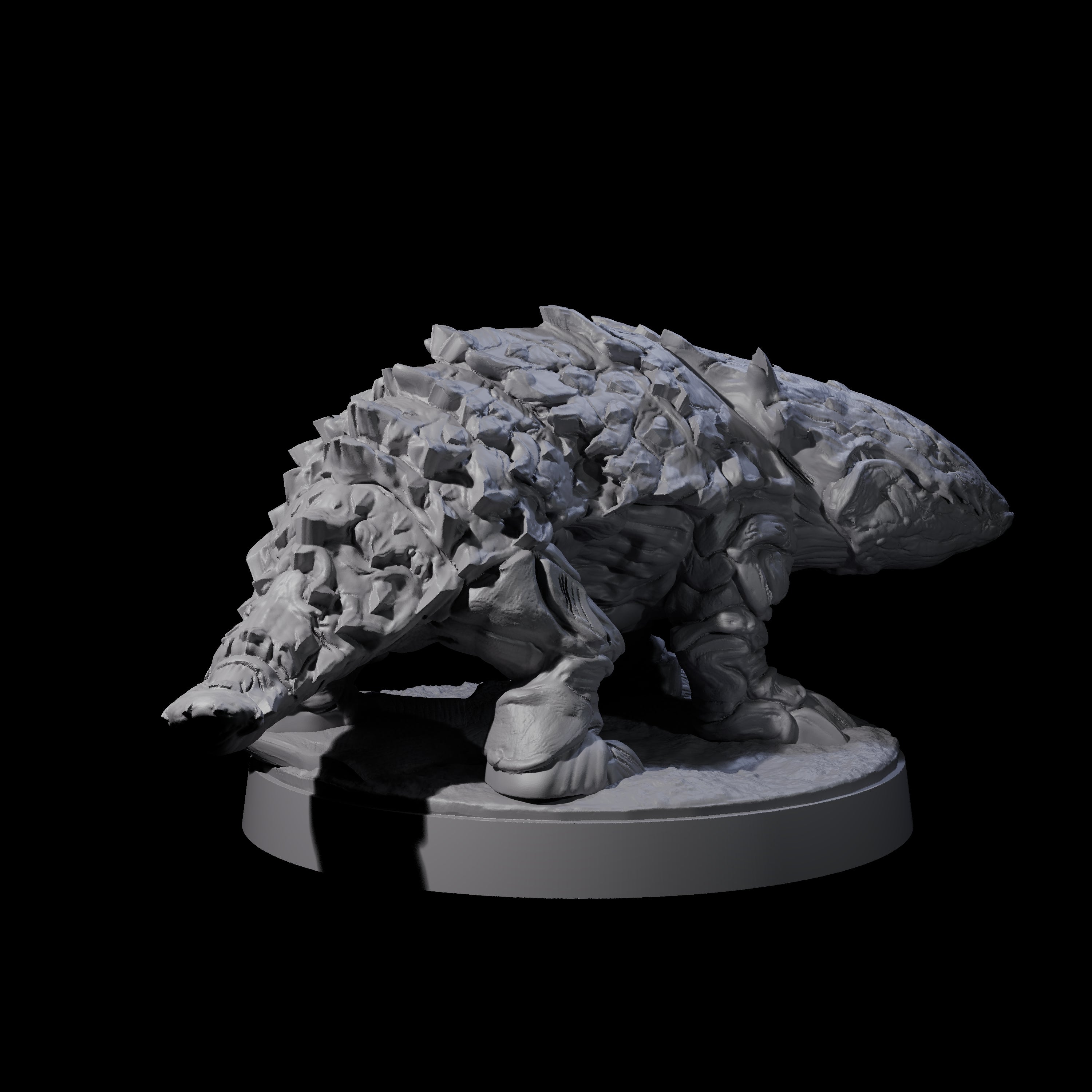Predatory Bulette Hunter B Miniature for Dungeons and Dragons, Pathfinder or other TTRPGs