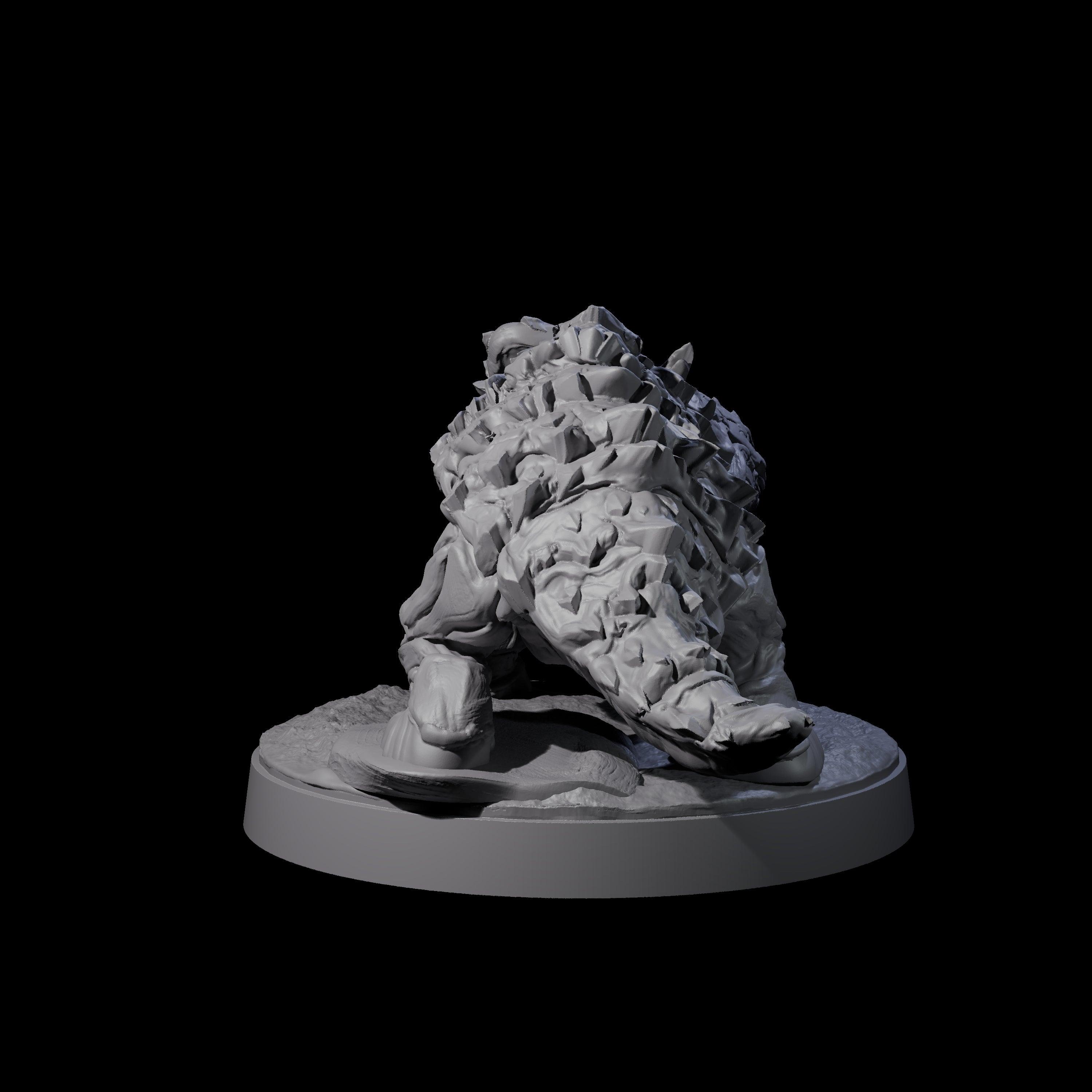 Predatory Bulette Hunter B Miniature for Dungeons and Dragons, Pathfinder or other TTRPGs