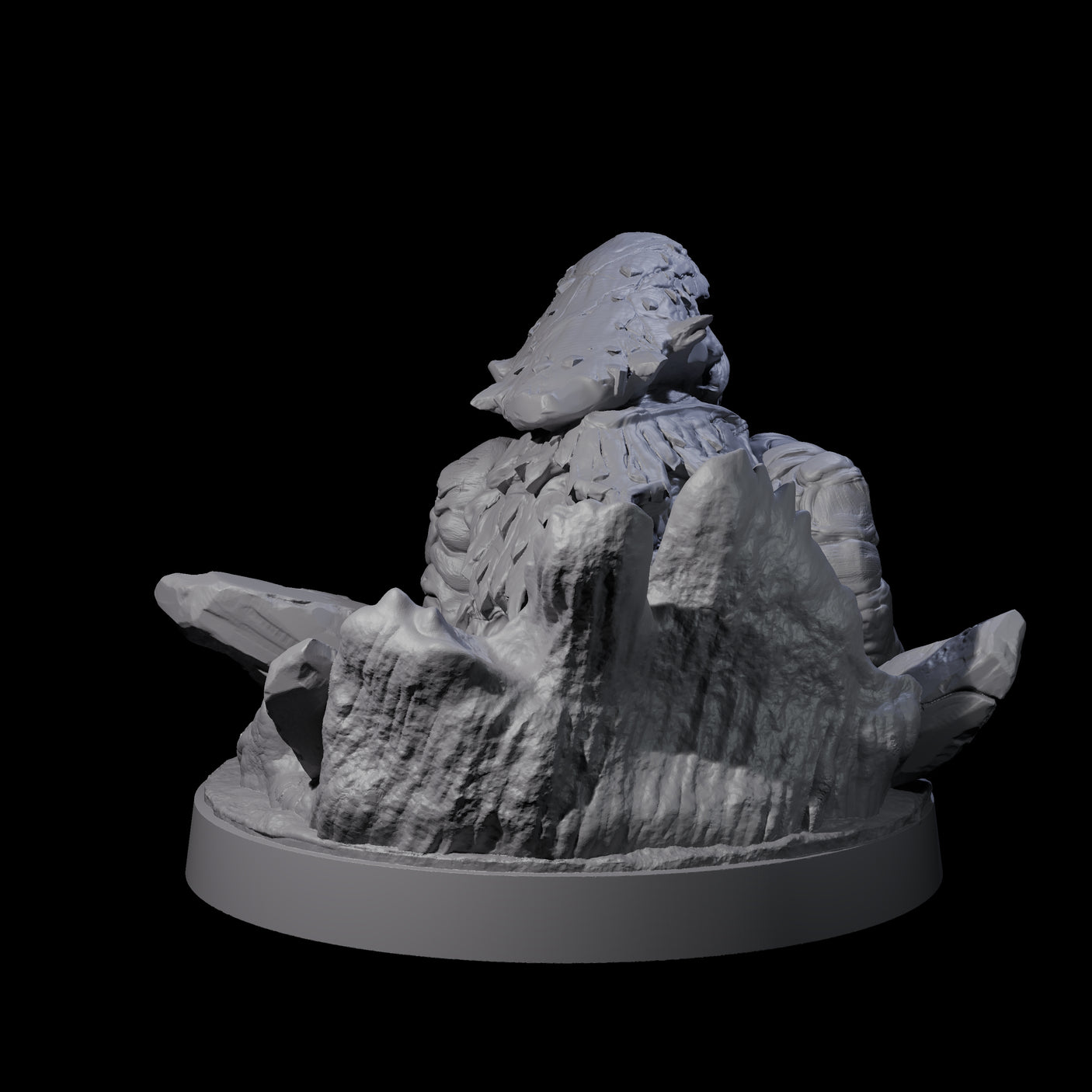 Predatory Bulette Hunter C Miniature for Dungeons and Dragons, Pathfinder or other TTRPGs