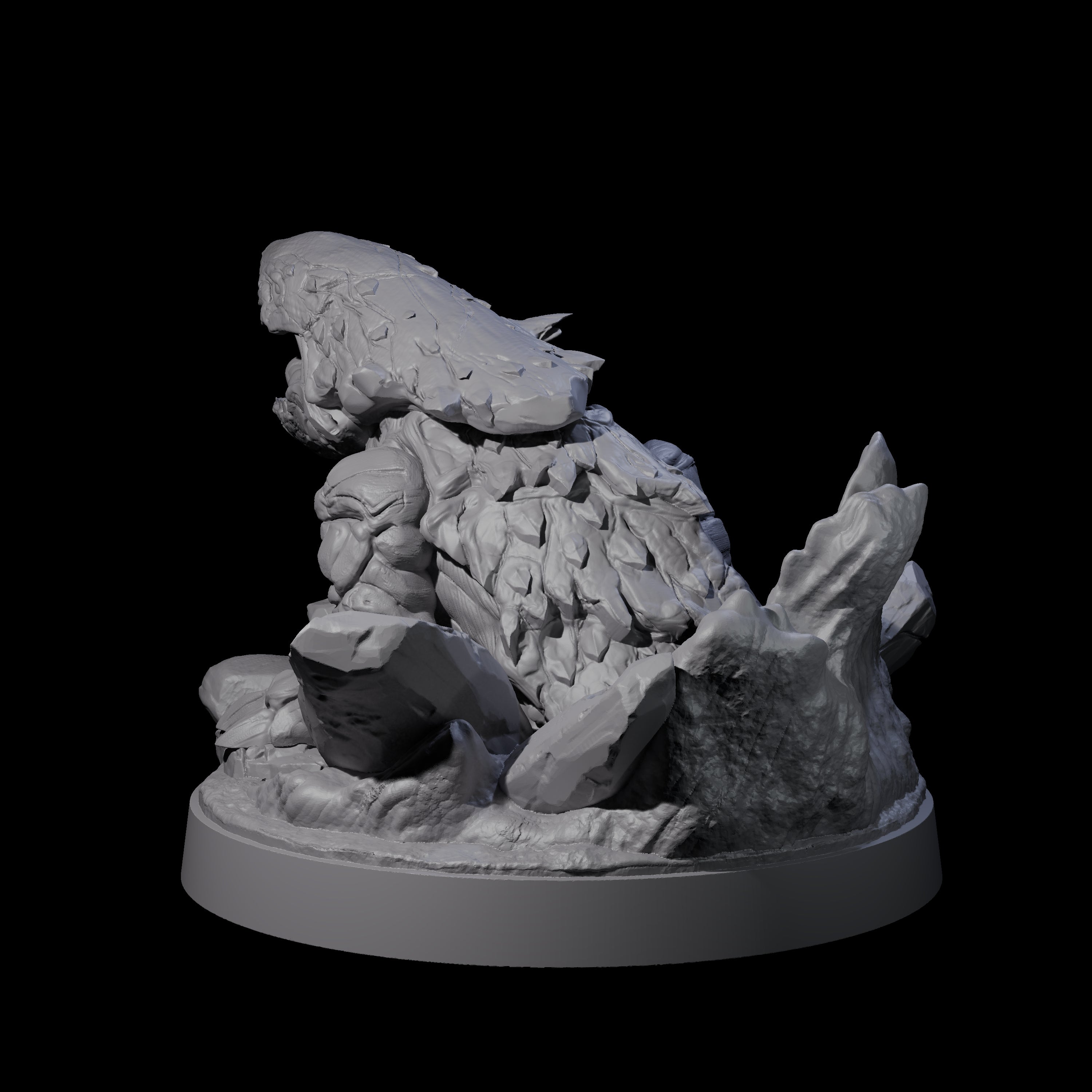 Predatory Bulette Hunter C Miniature for Dungeons and Dragons, Pathfinder or other TTRPGs