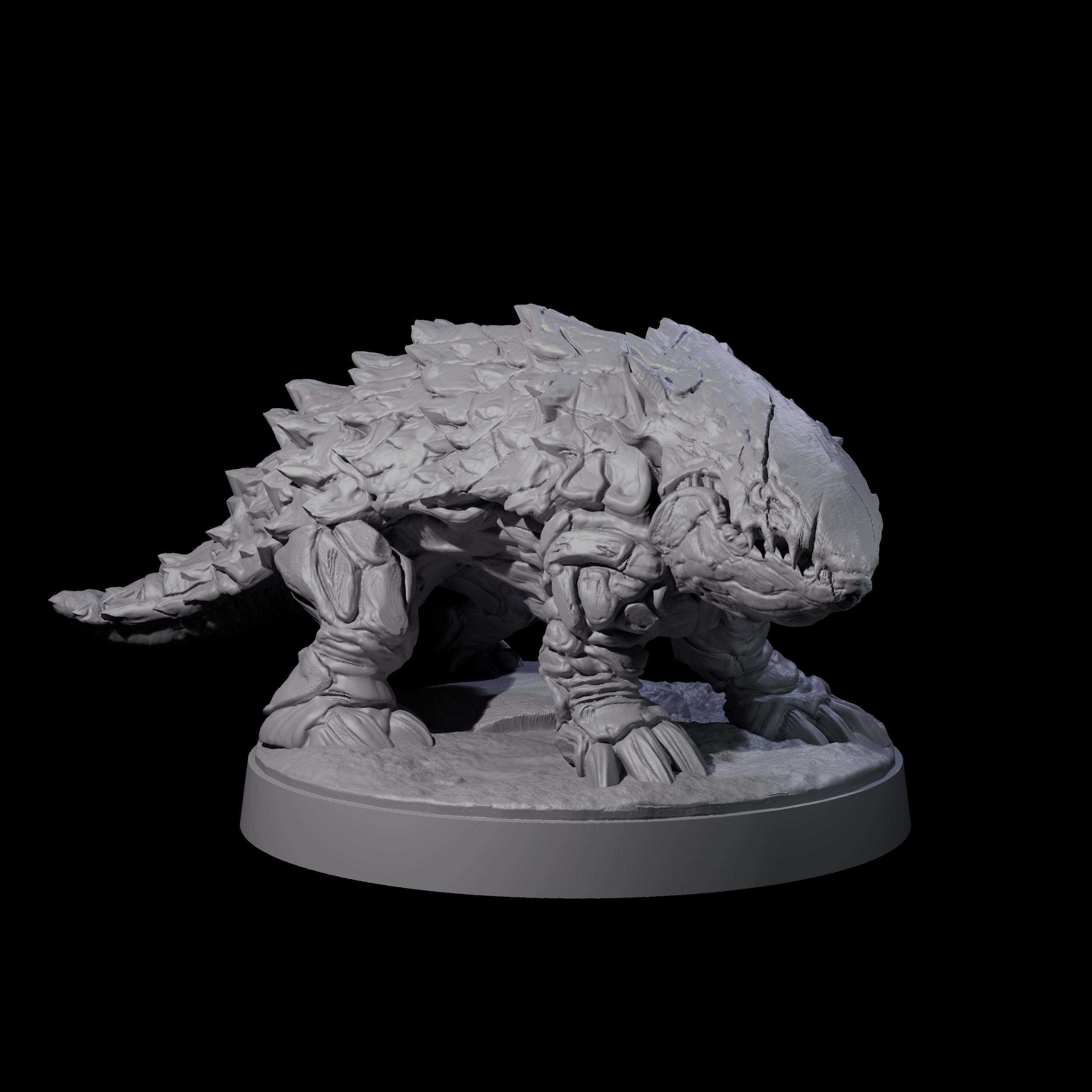 Predatory Bulette Hunters Miniature for Dungeons and Dragons, Pathfinder or other TTRPGs