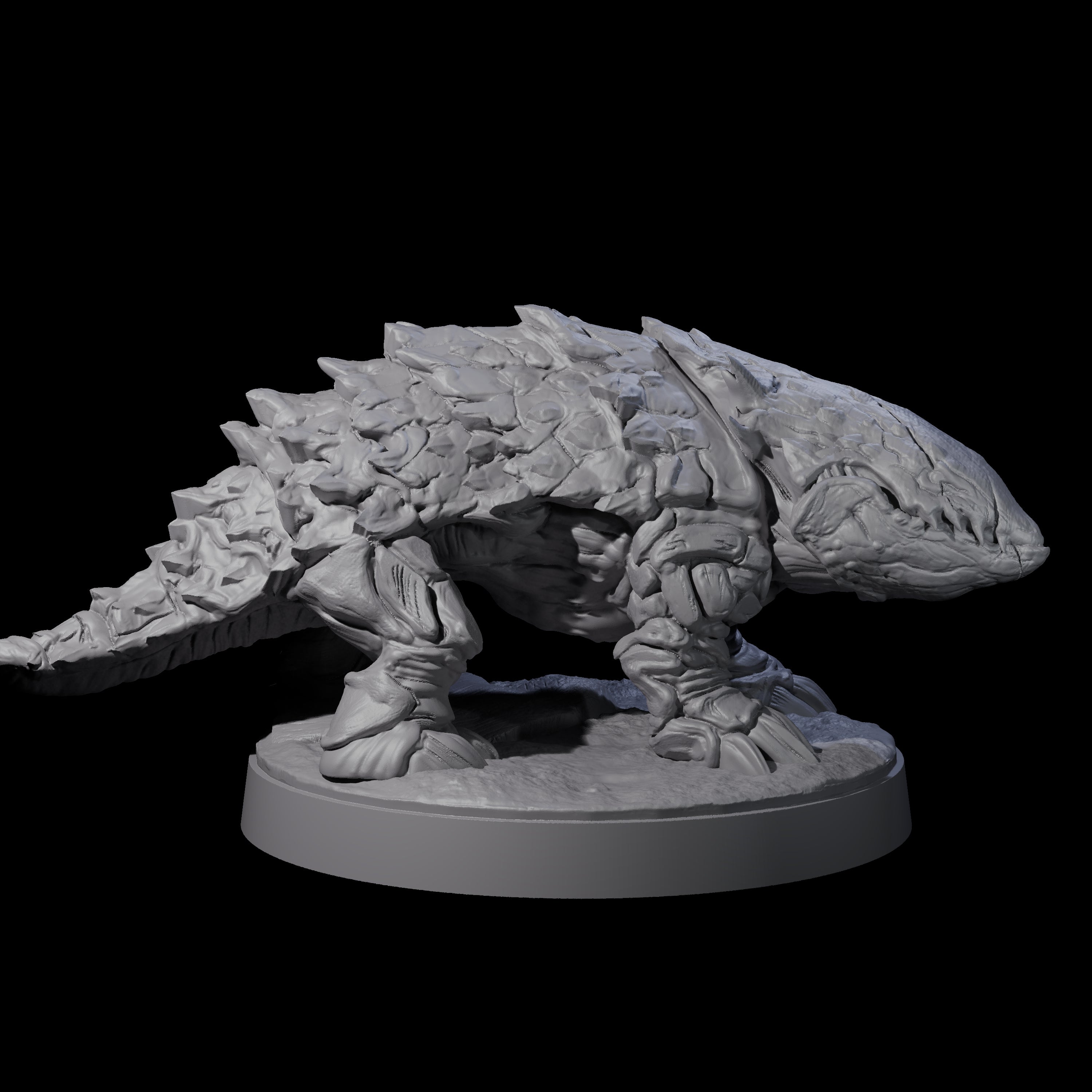 Predatory Bulette Hunters Miniature for Dungeons and Dragons, Pathfinder or other TTRPGs