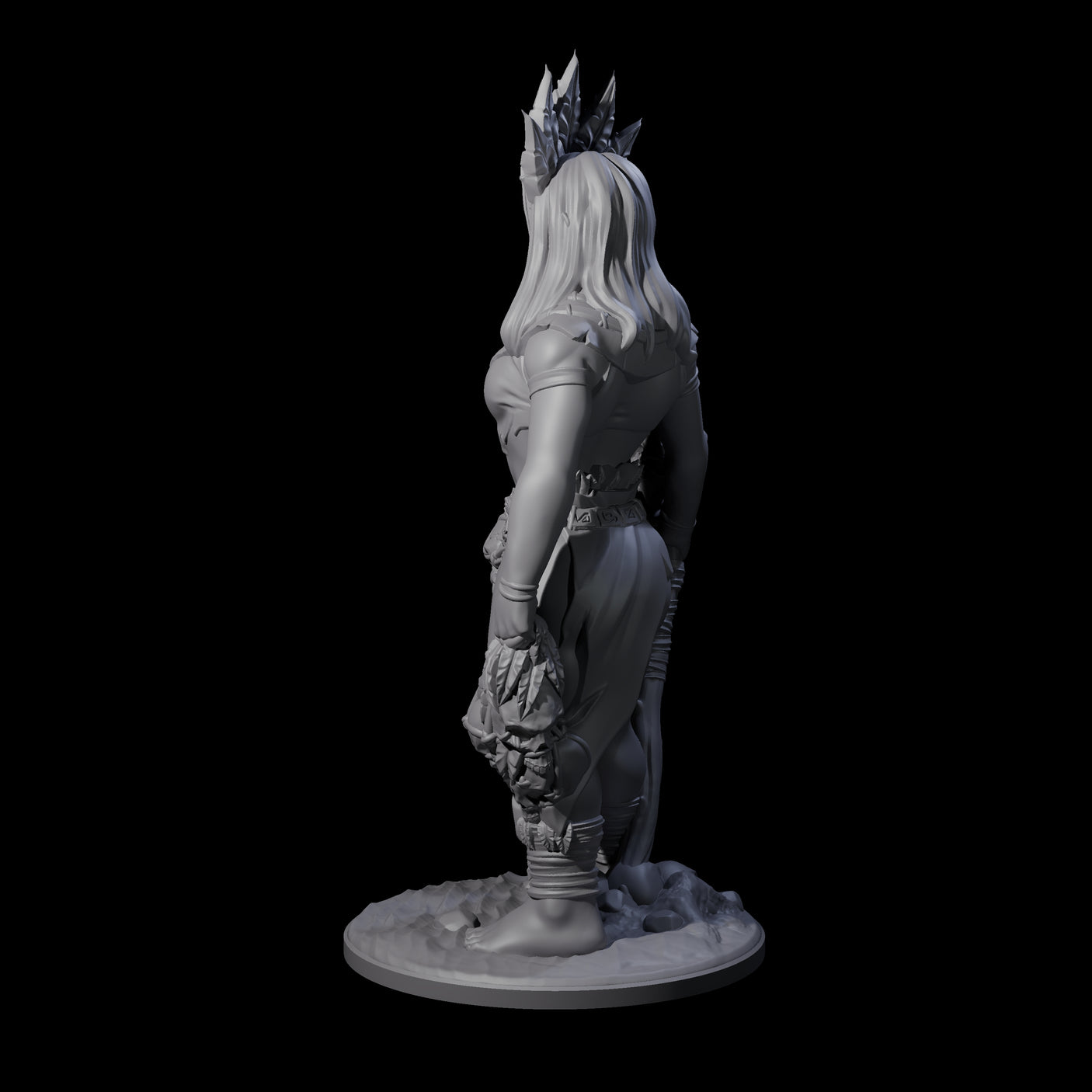 Primal Human Ritualist Miniature for Dungeons and Dragons, Pathfinder or other TTRPGs