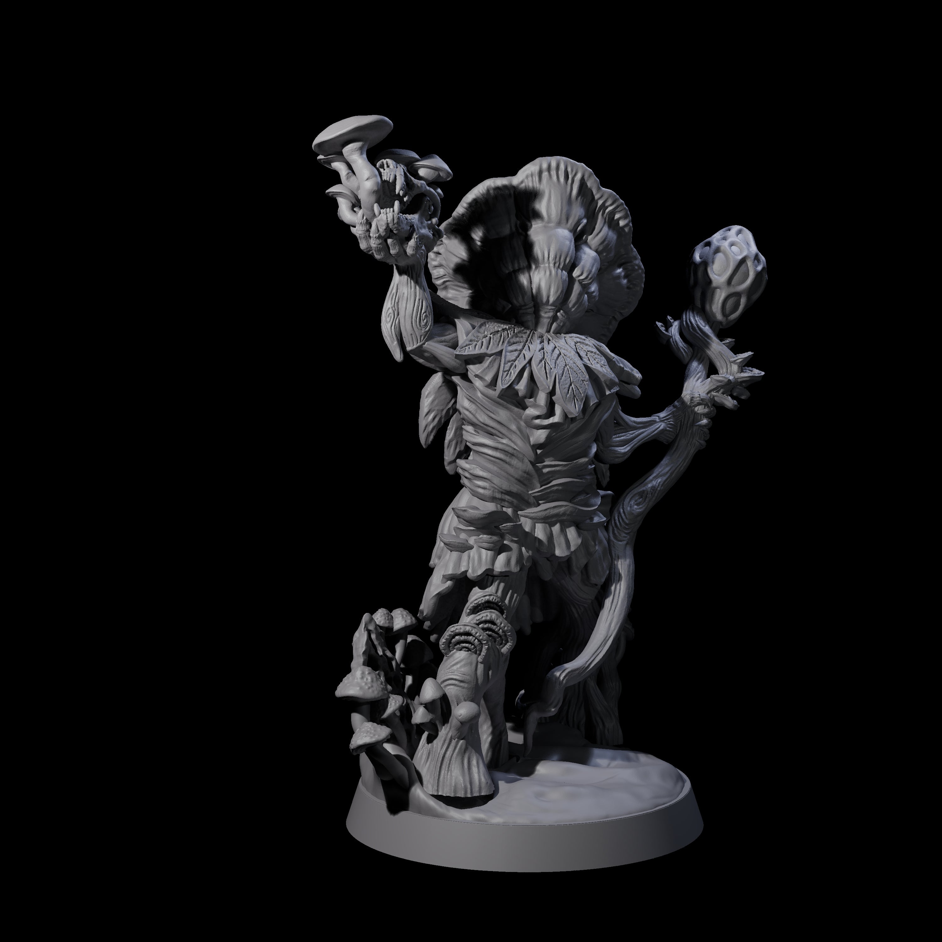 Proclaiming Myconid Herald Miniature for Dungeons and Dragons, Pathfinder or other TTRPGs