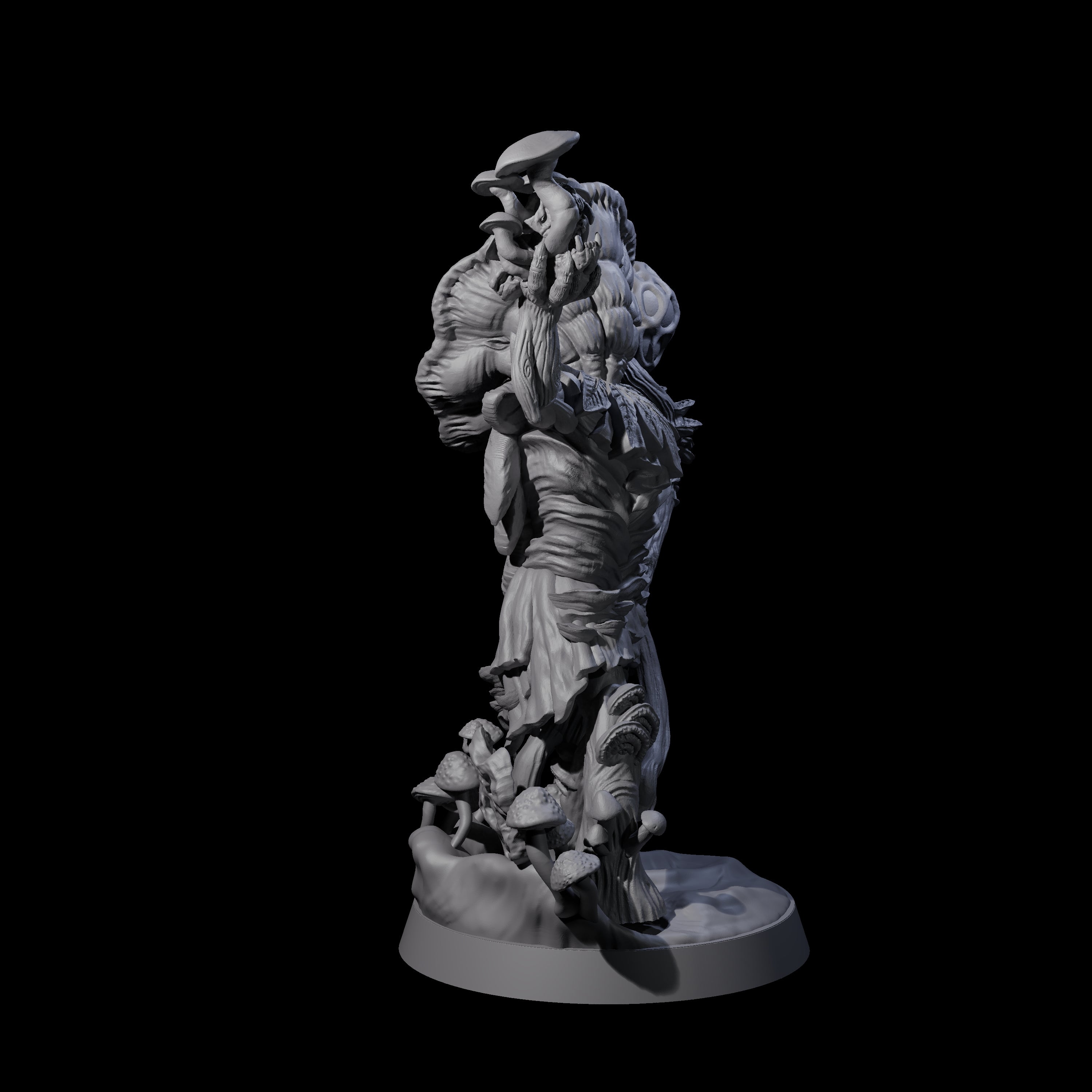 Proclaiming Myconid Herald Miniature for Dungeons and Dragons, Pathfinder or other TTRPGs