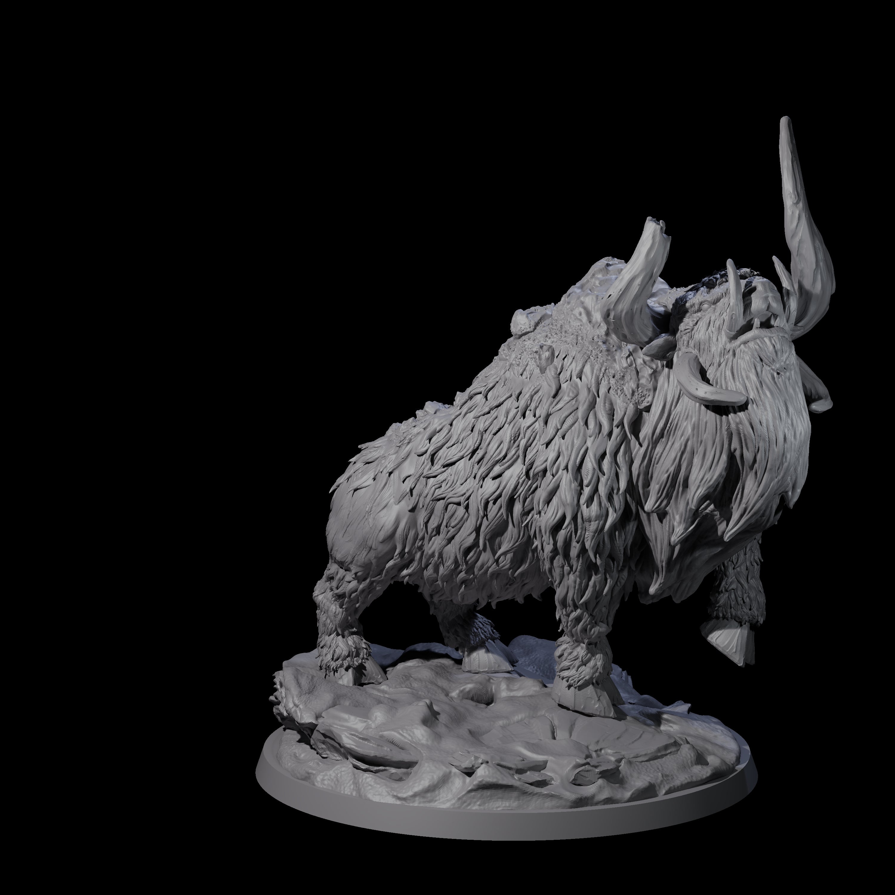 Proud Yak Bull Miniature for Dungeons and Dragons, Pathfinder or other TTRPGs