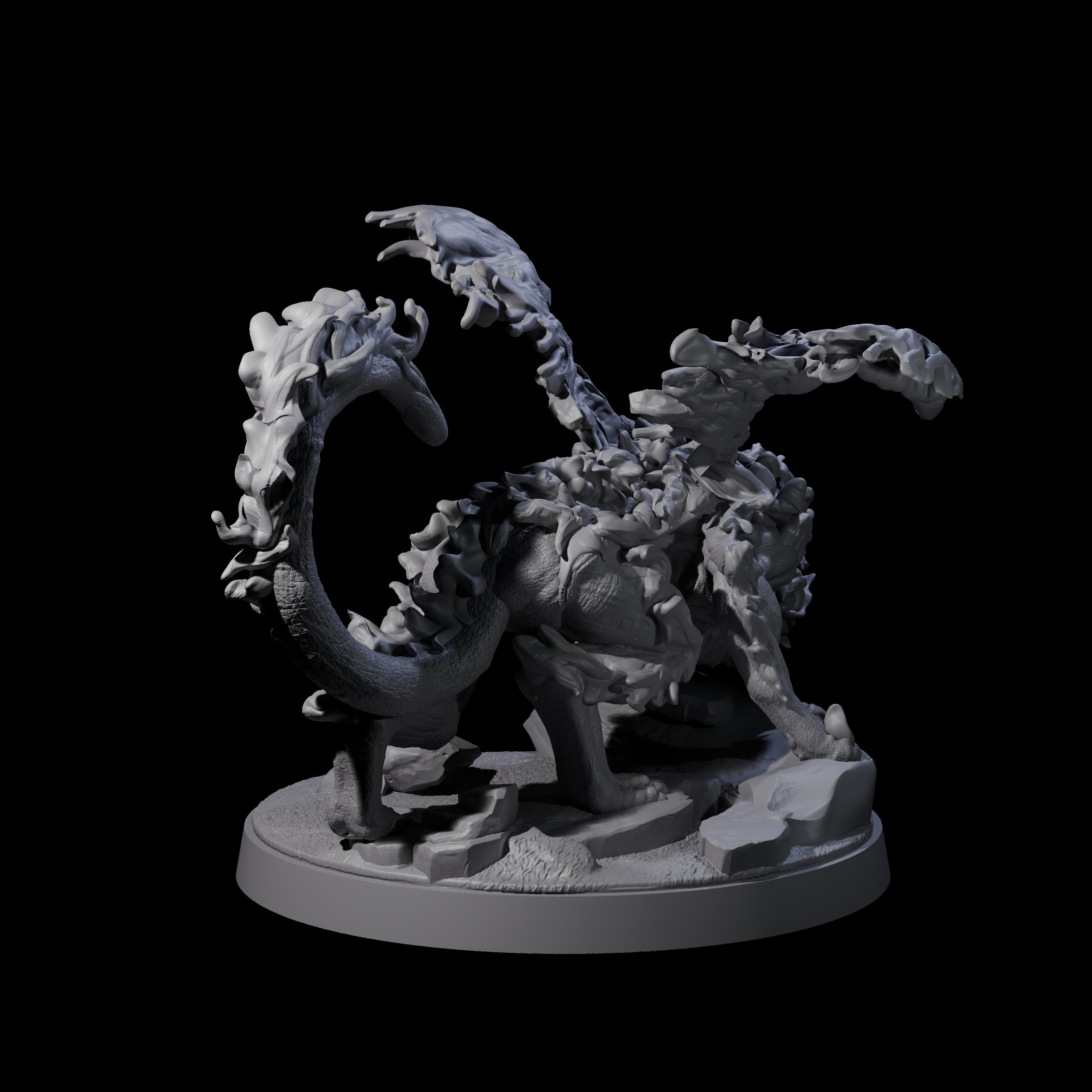 Prowling Grimalkin A Miniature for Dungeons and Dragons, Pathfinder or other TTRPGs