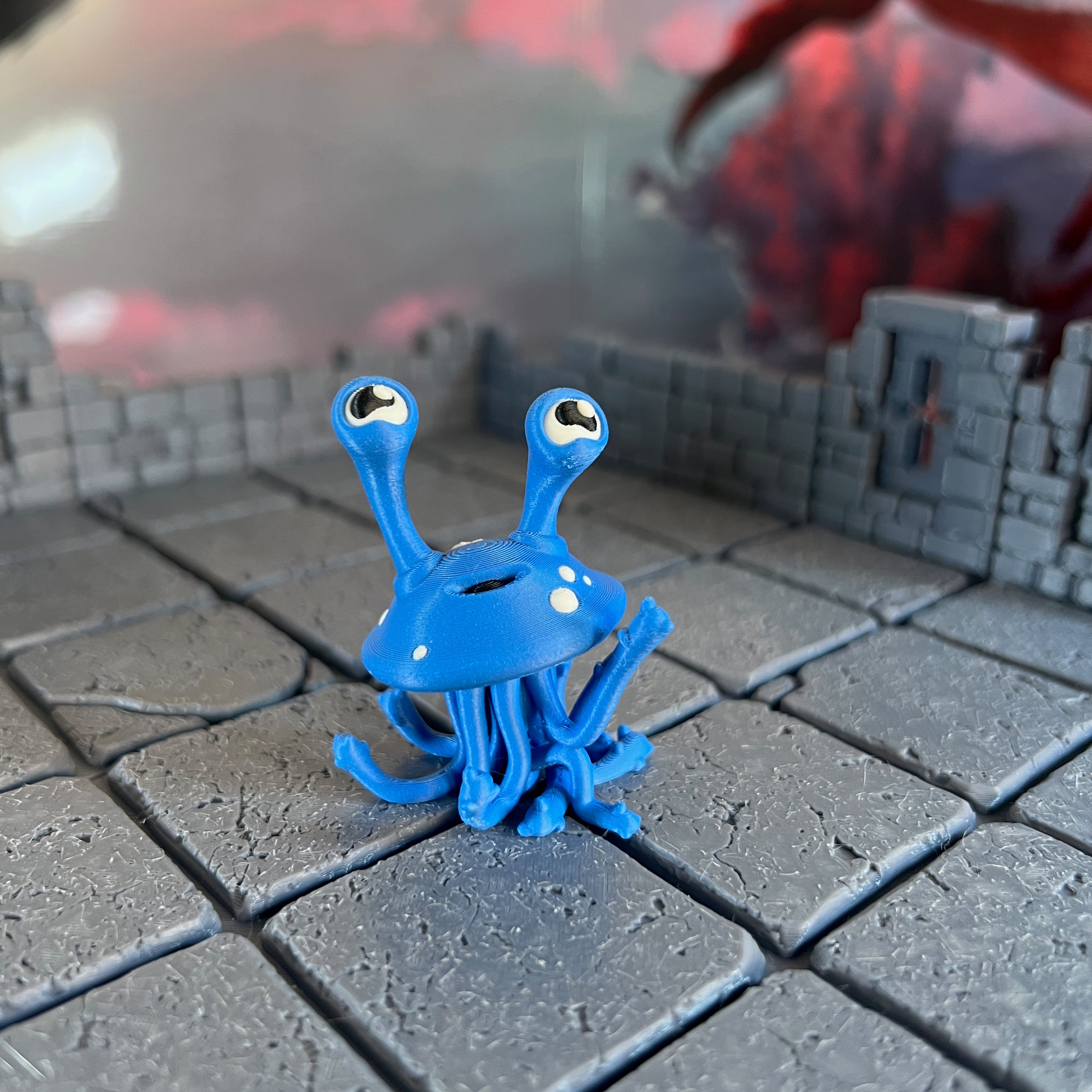 Psychic Jellyfish Multicolour Table Ready Miniature Miniature for Dungeons and Dragons, Pathfinder or other TTRPGs