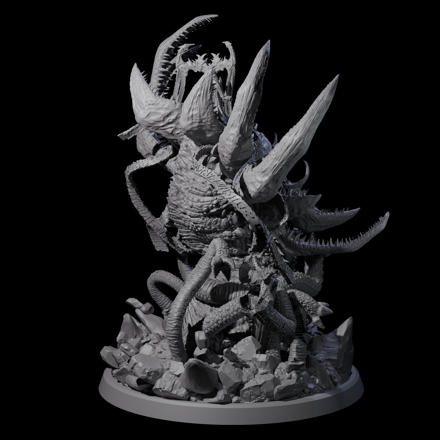 Pupating Shoggoth Miniature for Dungeons and Dragons, Pathfinder or other TTRPGs