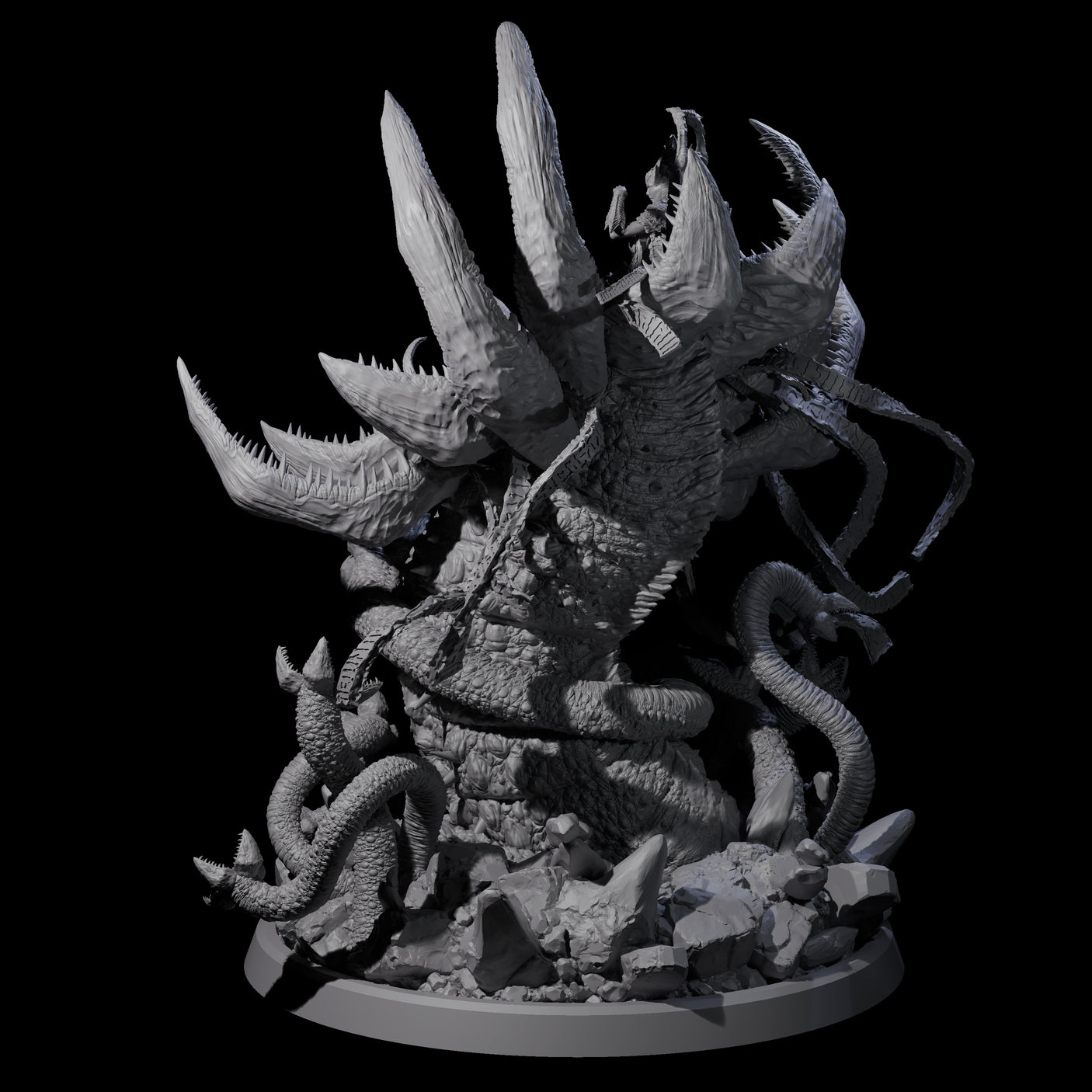 Pupating Shoggoth Miniature for Dungeons and Dragons, Pathfinder or other TTRPGs