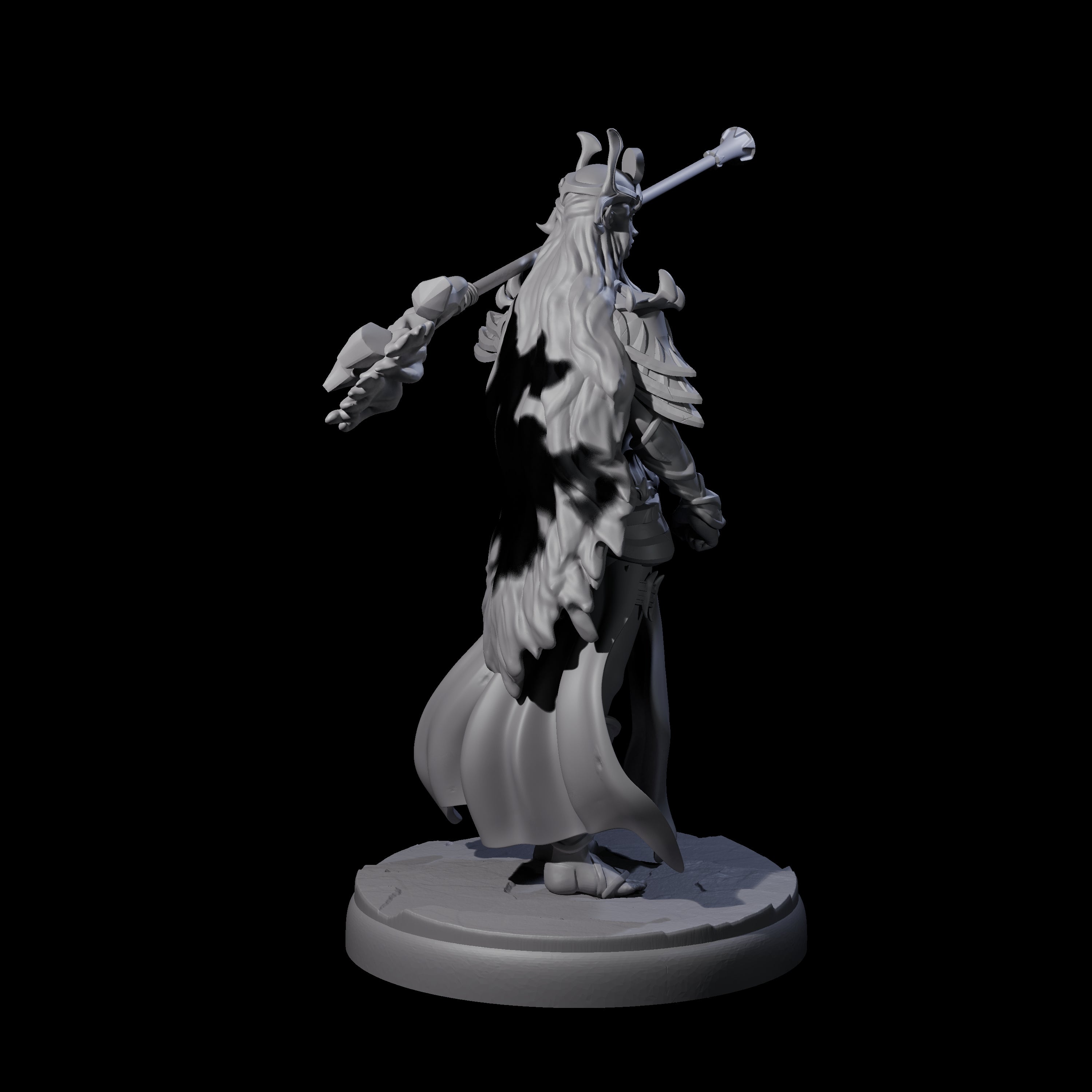 Pure Dark Elf Sorceress E Miniature for Dungeons and Dragons, Pathfinder or other TTRPGs
