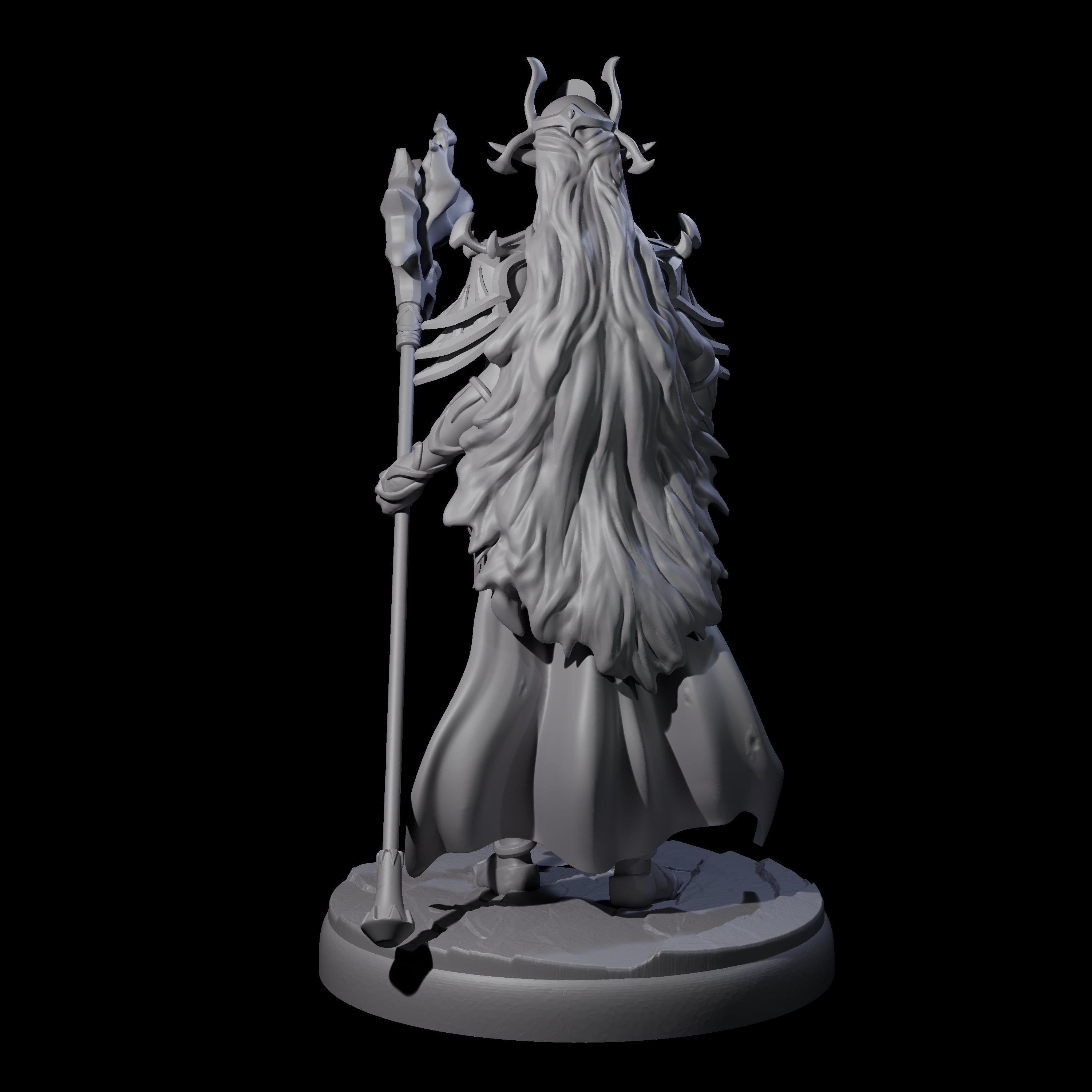 Pure Dark Elf Sorceress L Miniature for Dungeons and Dragons, Pathfinder or other TTRPGs