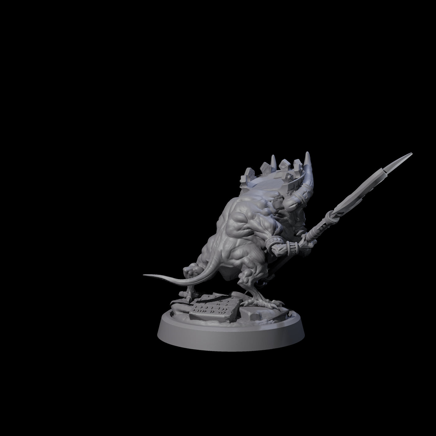 Putrid Otyugh Aberration C Miniature for Dungeons and Dragons, Pathfinder or other TTRPGs