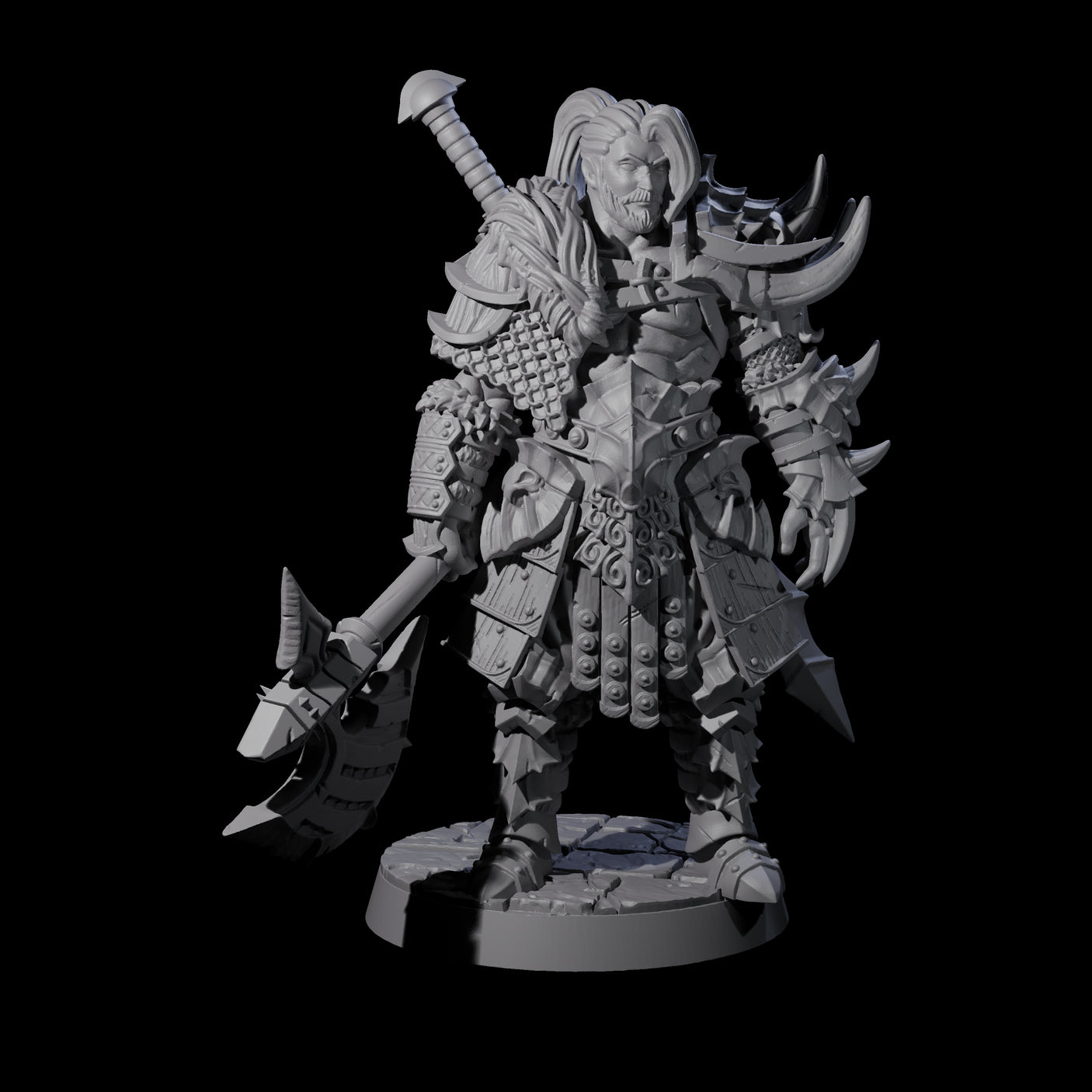 Quietly Confident Monster Slayer Miniature for Dungeons and Dragons, Pathfinder or other TTRPGs