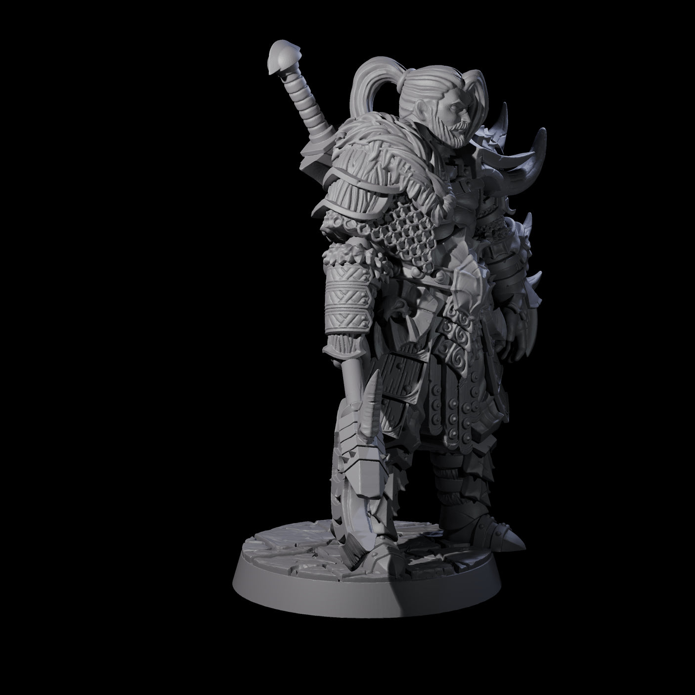 Quietly Confident Monster Slayer Miniature for Dungeons and Dragons, Pathfinder or other TTRPGs