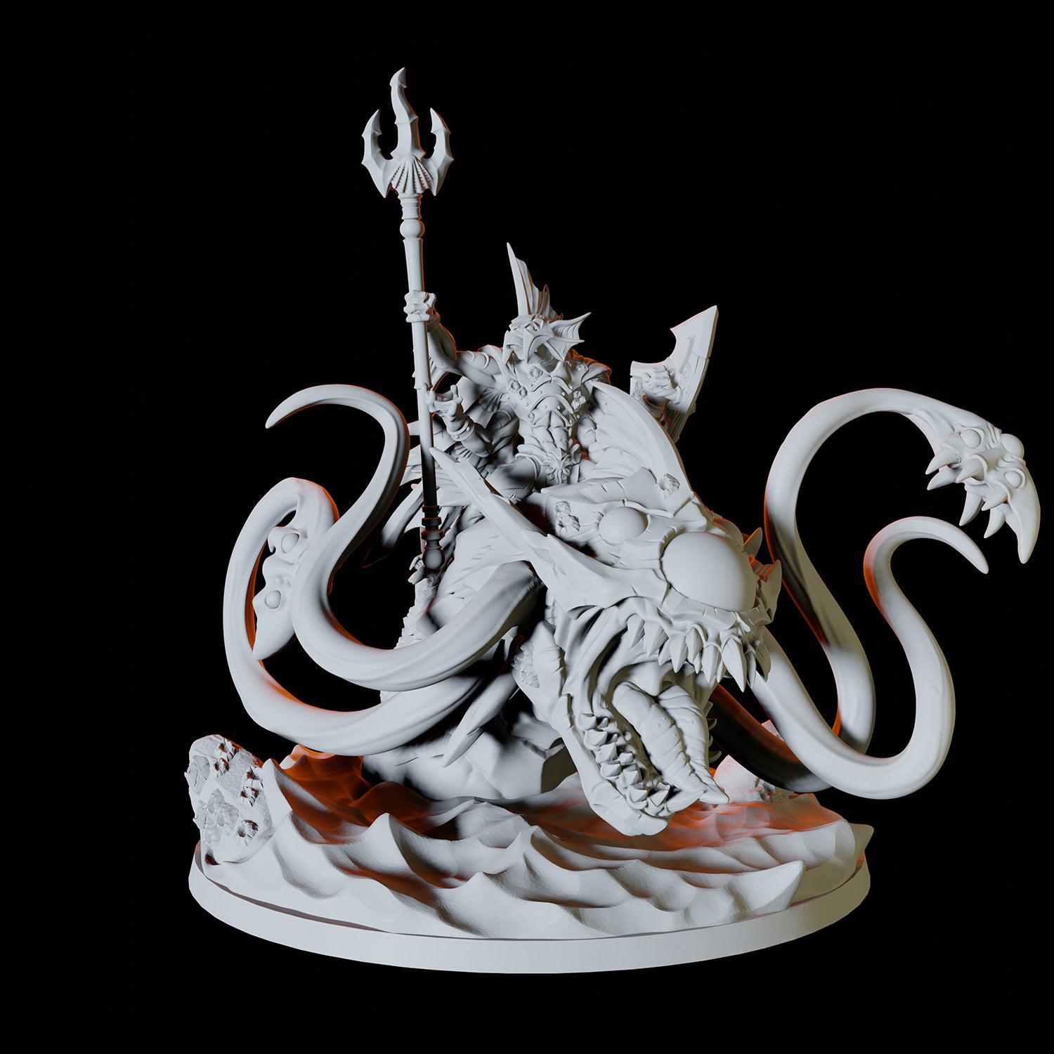 Raging Aboleth Miniature for Dungeons and Dragons, Pathfinder or other TTRPGs
