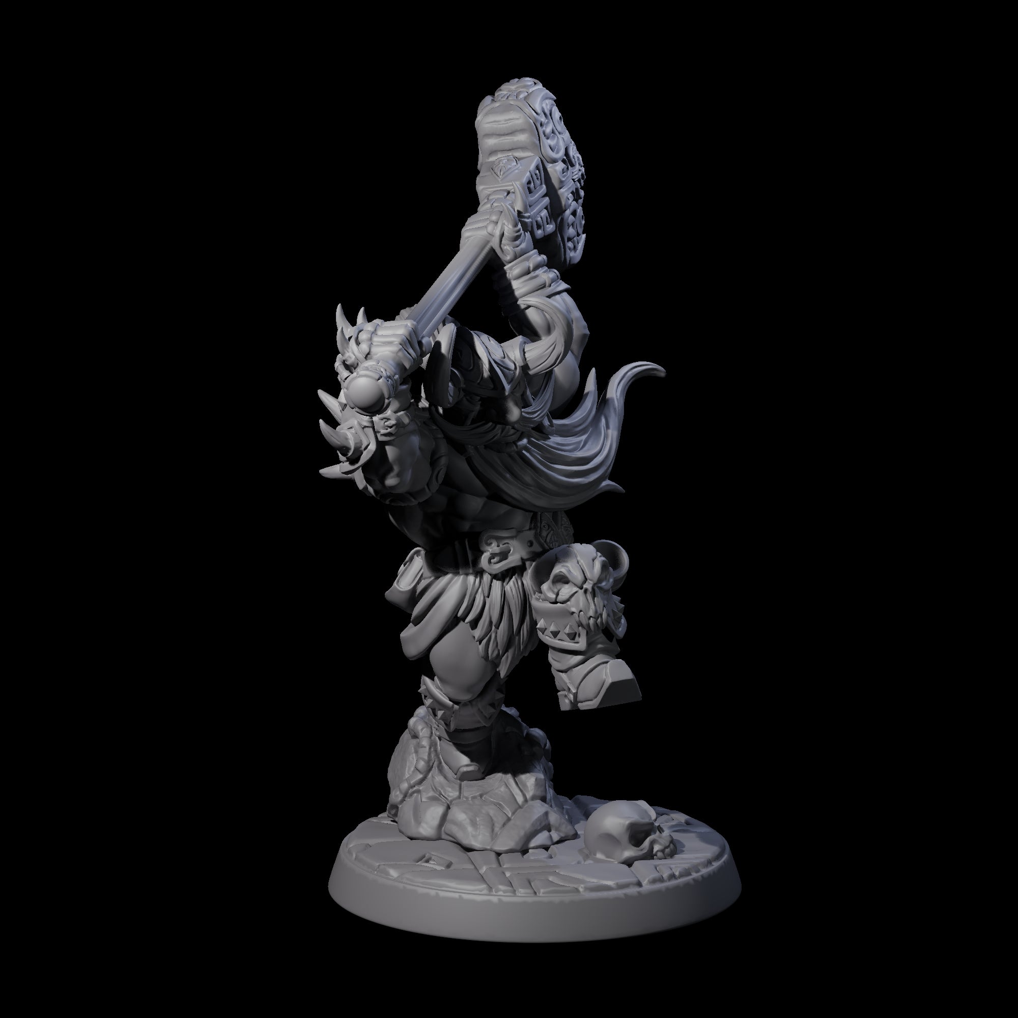 Raging Berserker Dwarf A Miniature for Dungeons and Dragons, Pathfinder or other TTRPGs