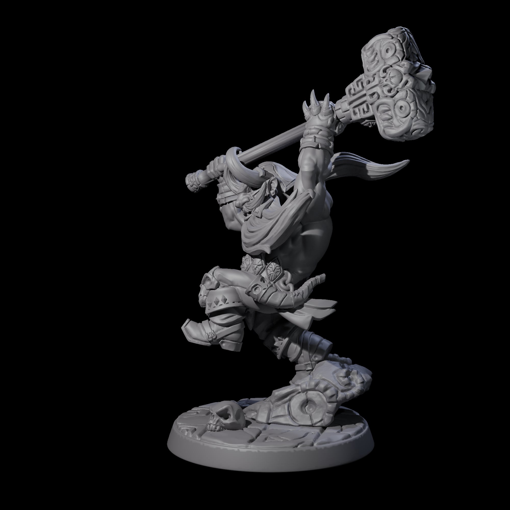 Raging Berserker Dwarf A Miniature for Dungeons and Dragons, Pathfinder or other TTRPGs