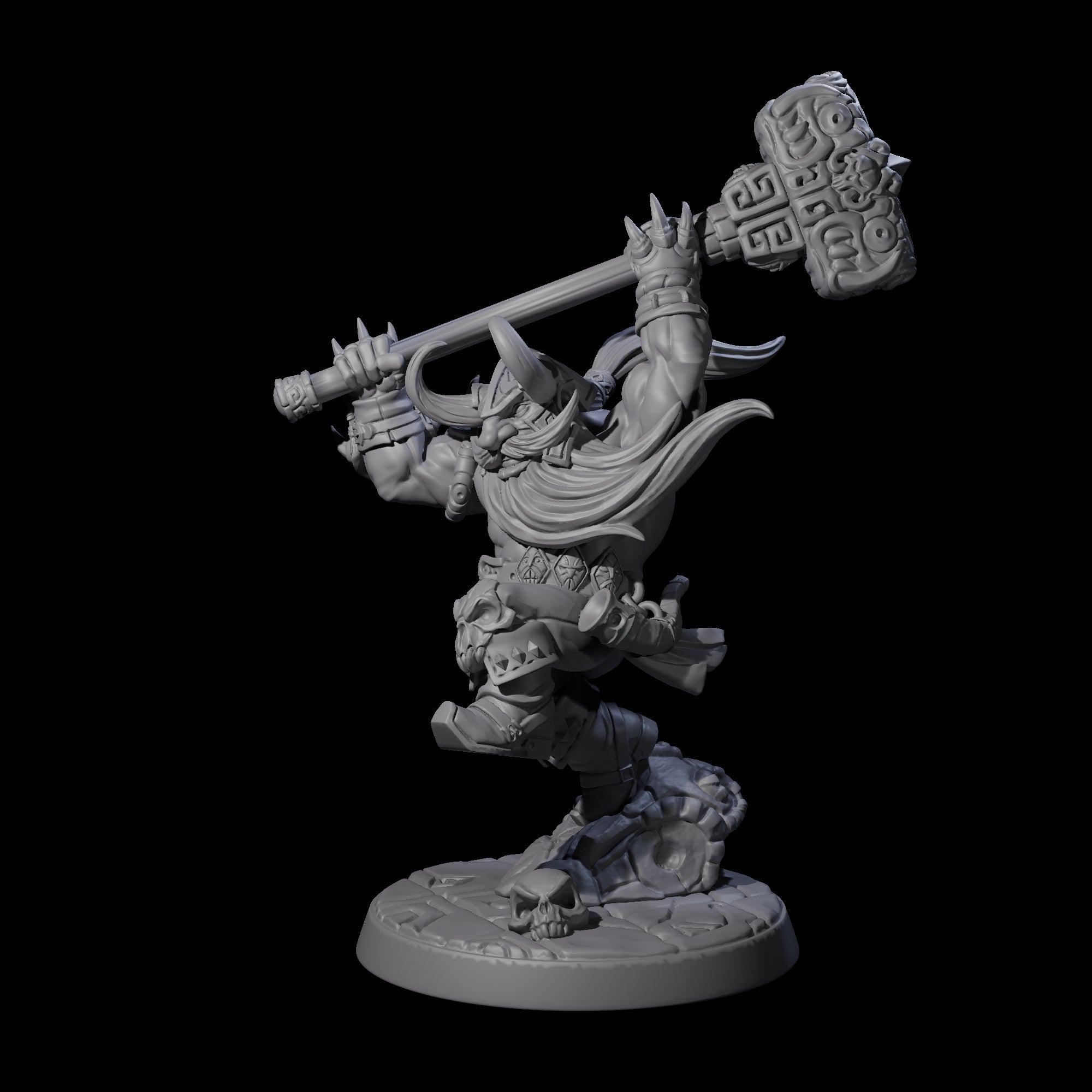 Raging Berserker Dwarf A Miniature for Dungeons and Dragons, Pathfinder or other TTRPGs