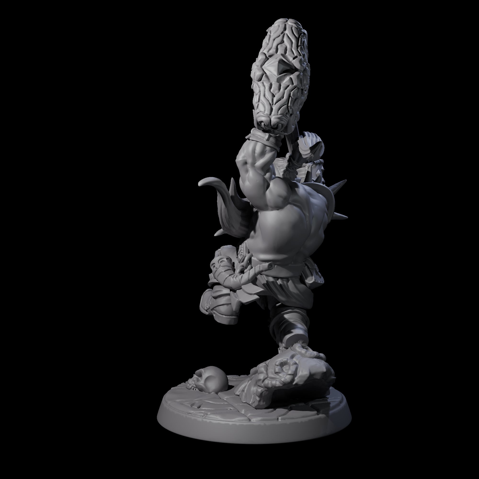 Raging Berserker Dwarf A Miniature for Dungeons and Dragons, Pathfinder or other TTRPGs