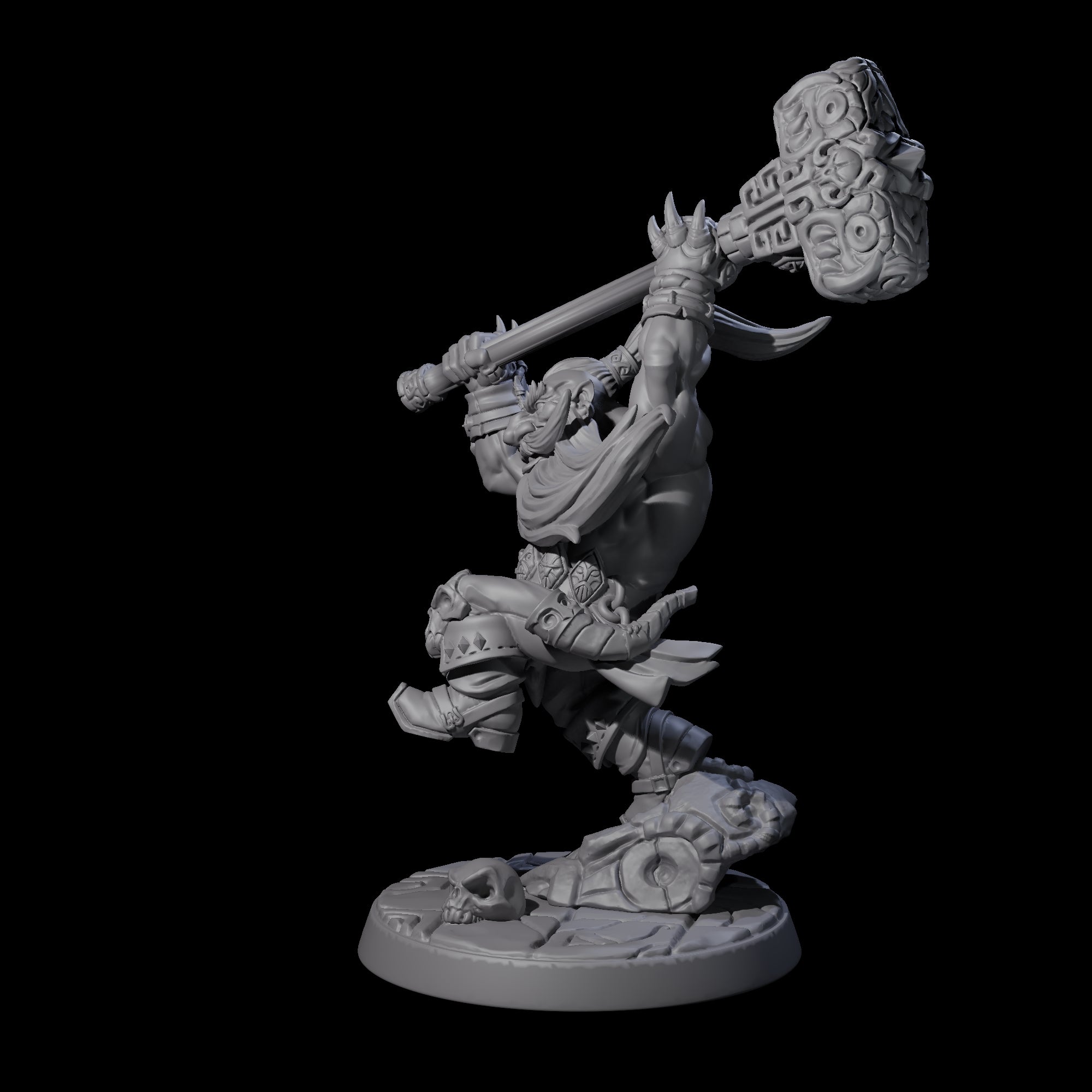 Raging Berserker Dwarf A Miniature for Dungeons and Dragons, Pathfinder or other TTRPGs