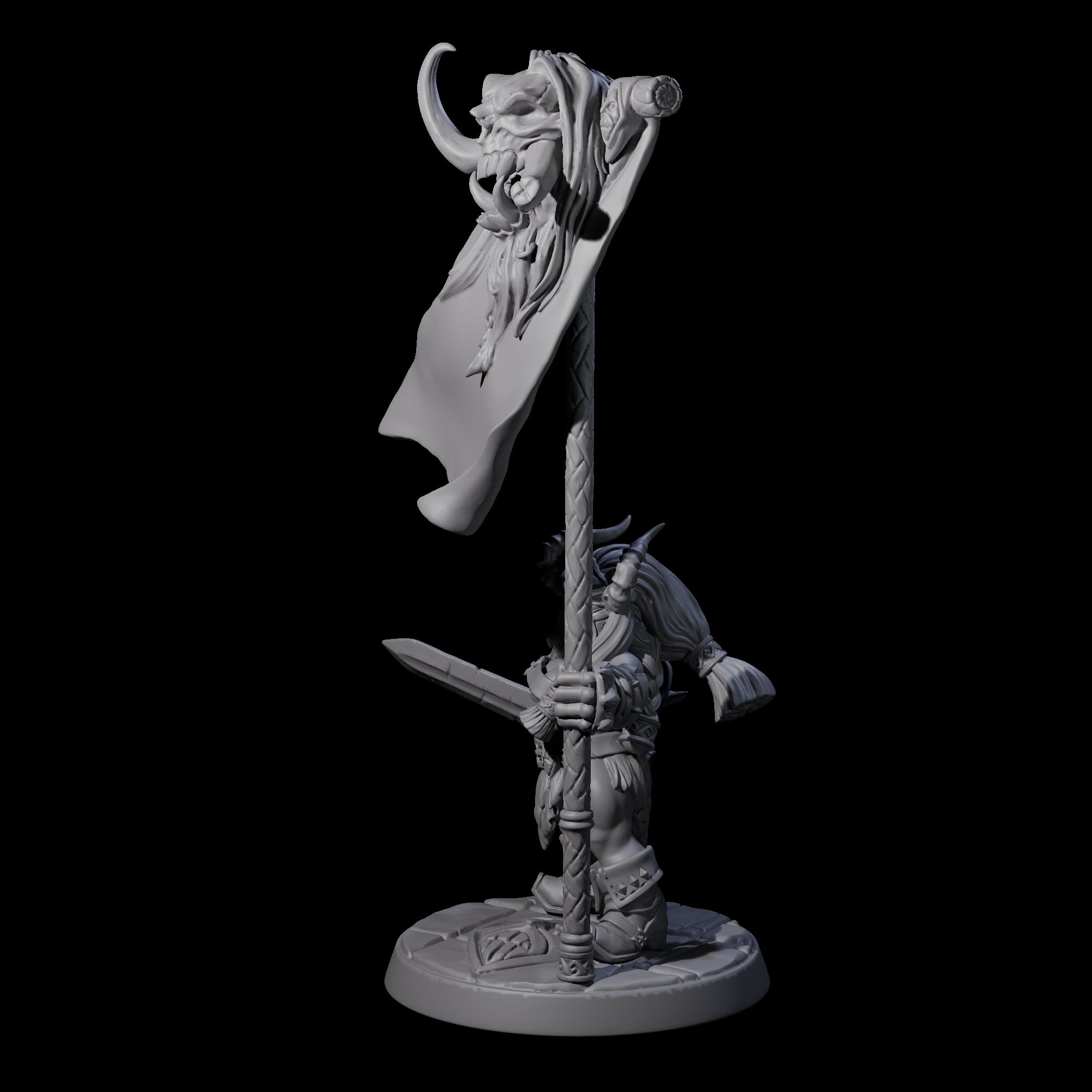 Raging Berserker Dwarf E Miniature for Dungeons and Dragons, Pathfinder or other TTRPGs