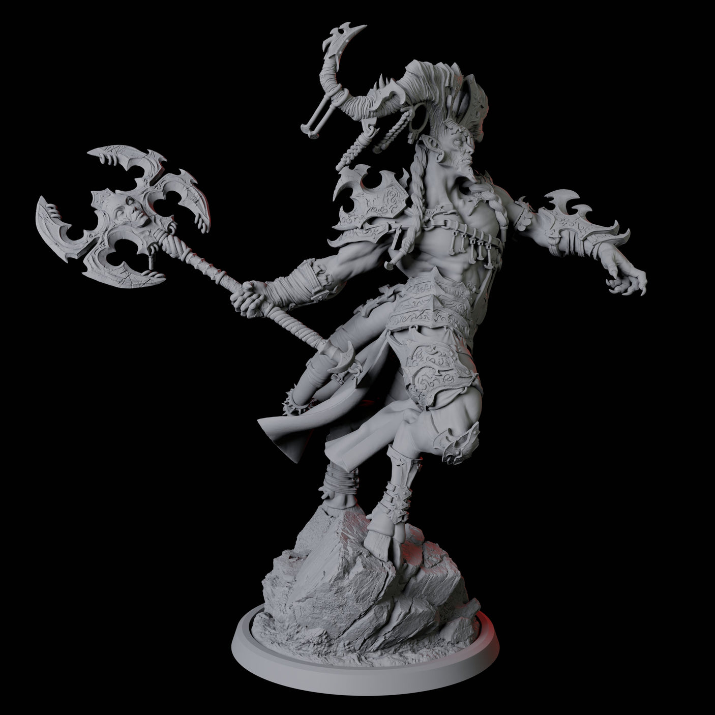 Raging Brimorak C Miniature for Dungeons and Dragons, Pathfinder or other TTRPGs