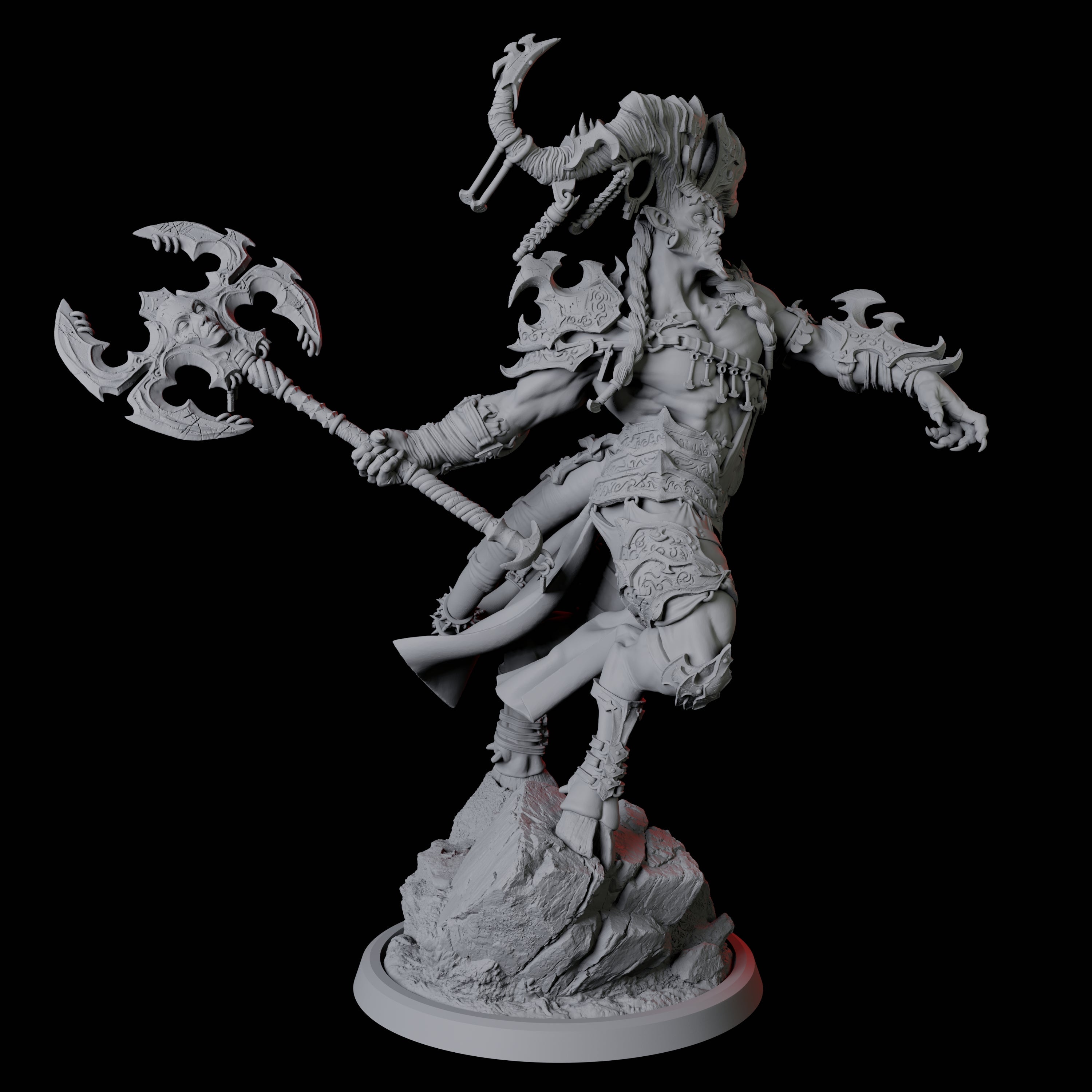 Raging Brimorak C Miniature for Dungeons and Dragons, Pathfinder or other TTRPGs