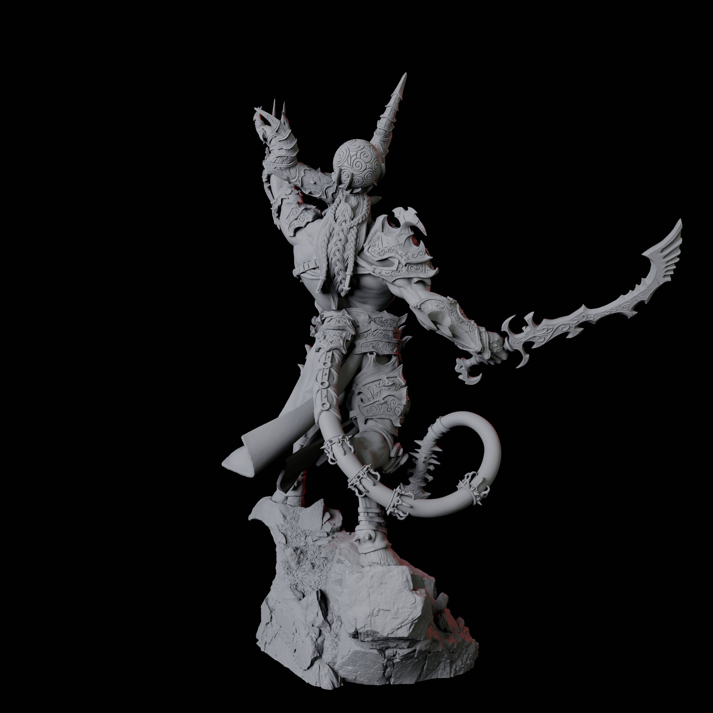Raging Brimorak D Miniature for Dungeons and Dragons, Pathfinder or other TTRPGs